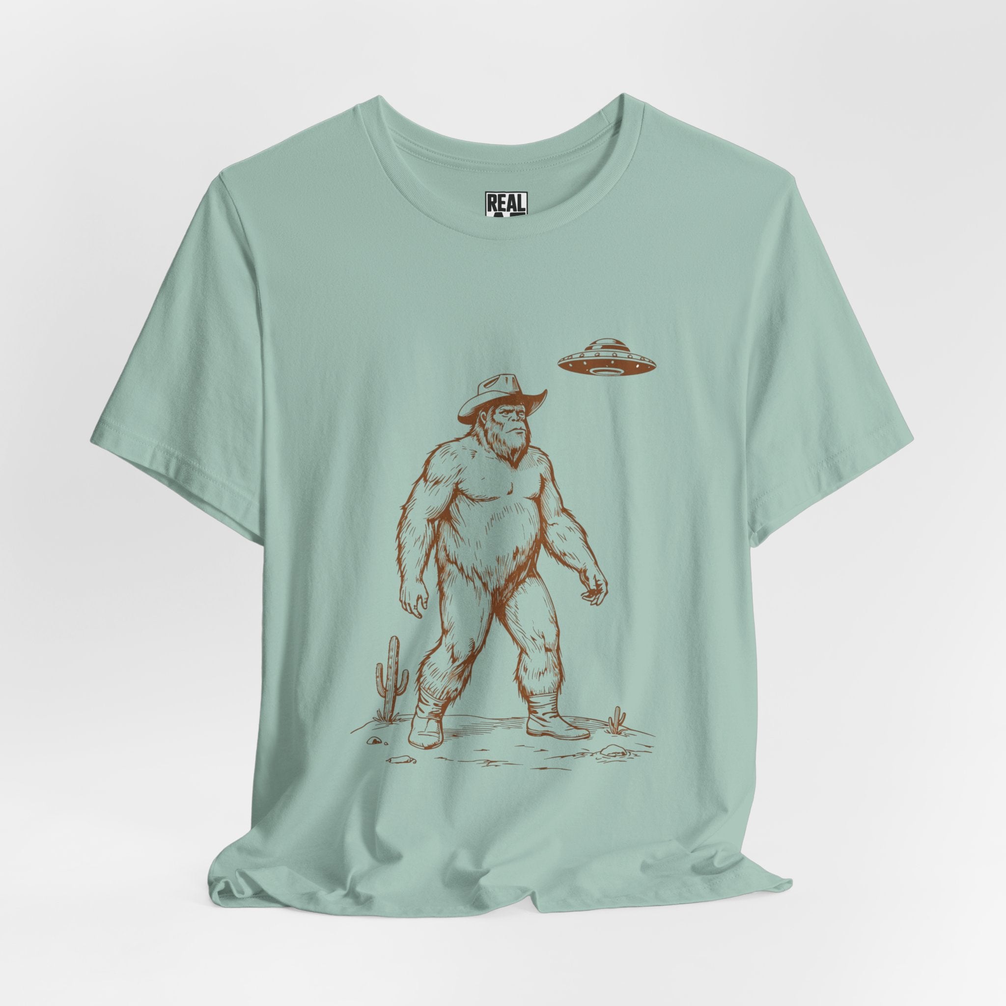 Bigfoot Cowboy UFO Tee
