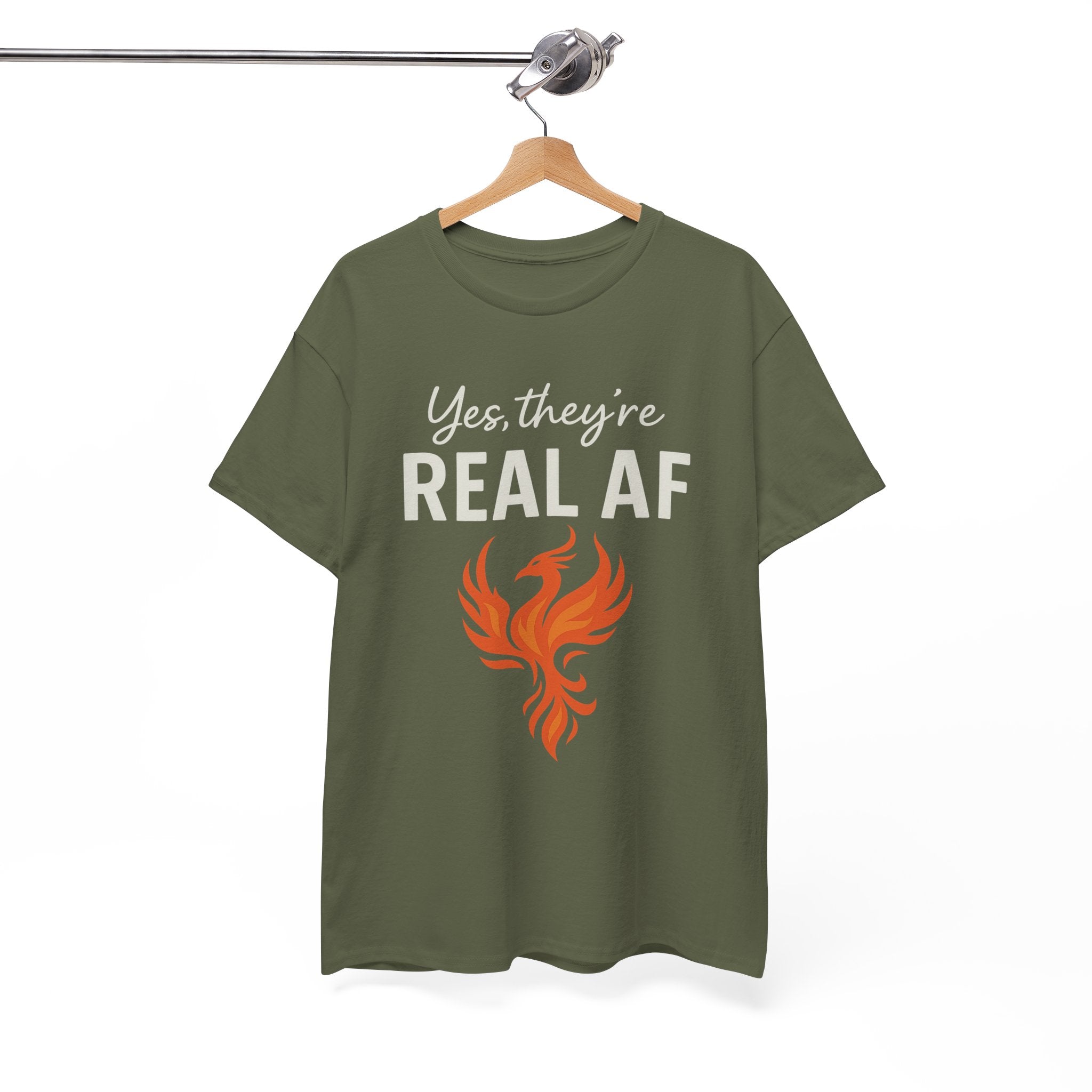 Yes They're Real AF Phoenix T-Shirt — Funny Innuendo Graphic Tee