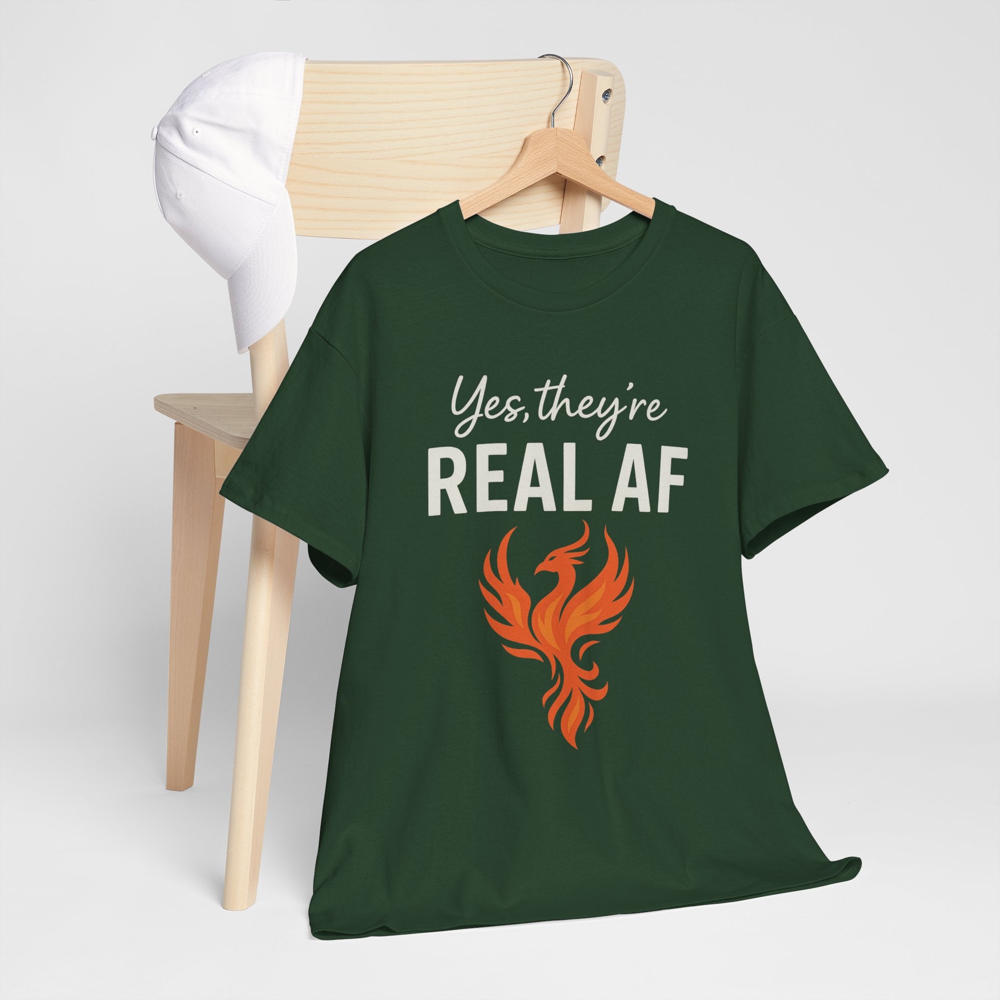 Yes They're Real AF Phoenix T-Shirt — Funny Innuendo Graphic Tee
