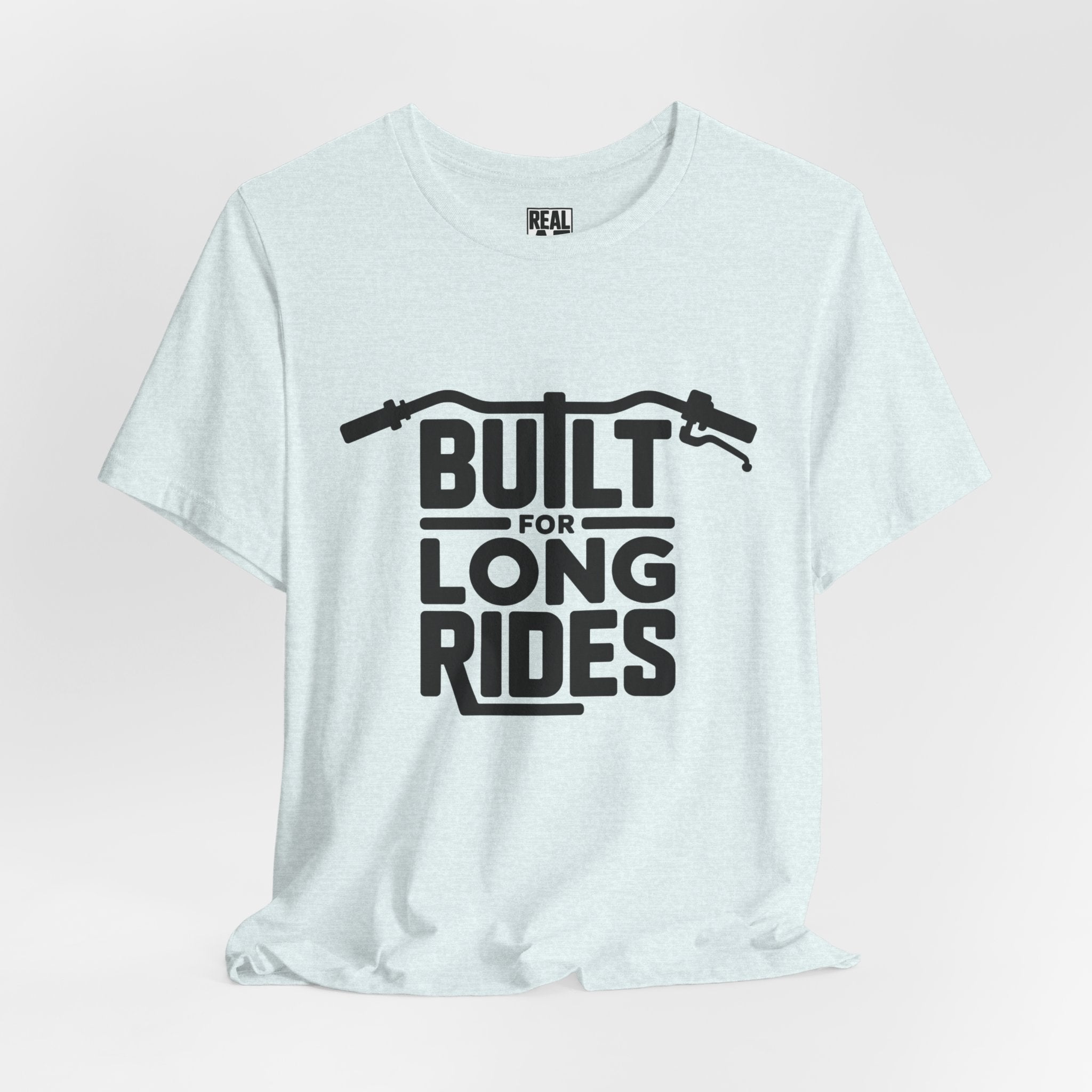 Built for Long Rides T-Shirt – Motorcycle Handlebar Graphic