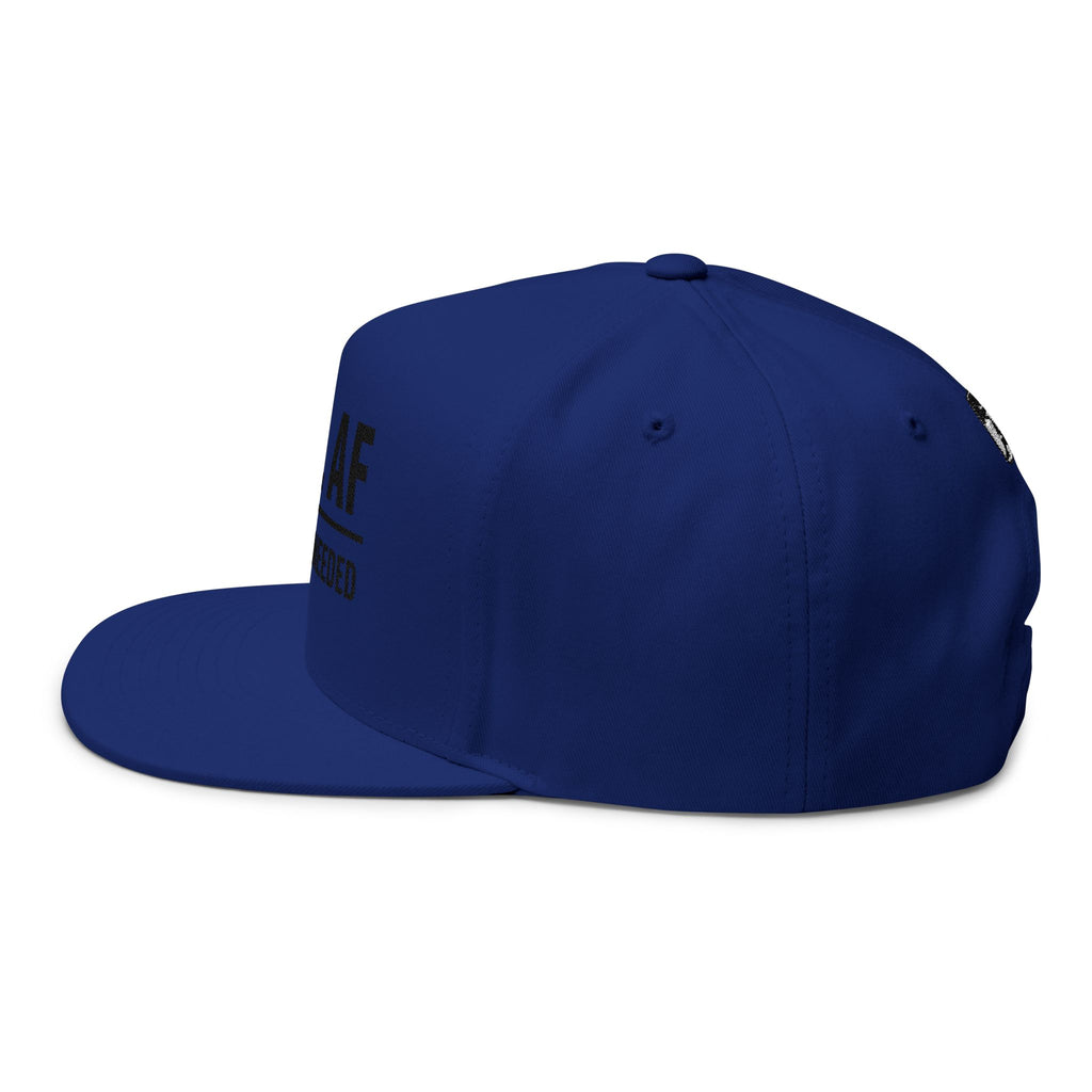 Real AF No Filtered Embroidered Flat Bill Cap