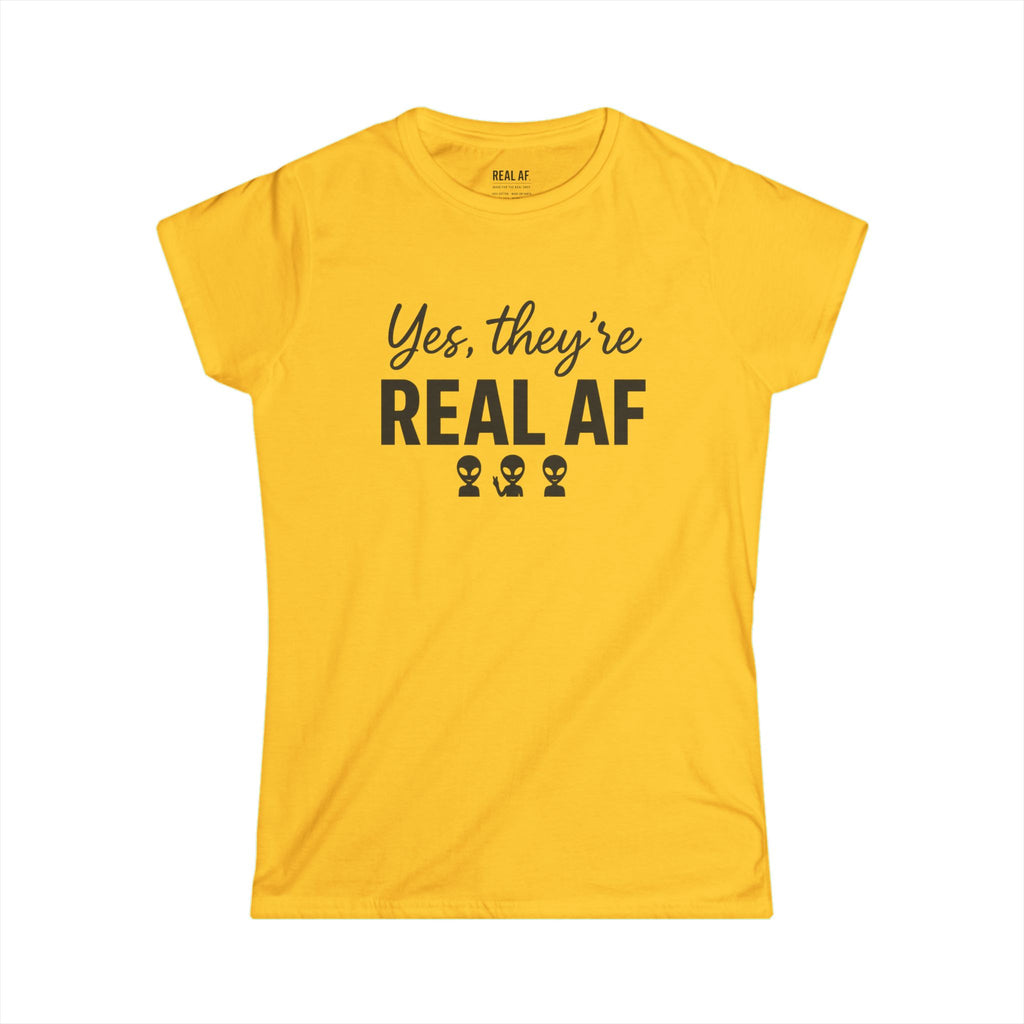 Women's Yes They're Real AF Graphic Tee