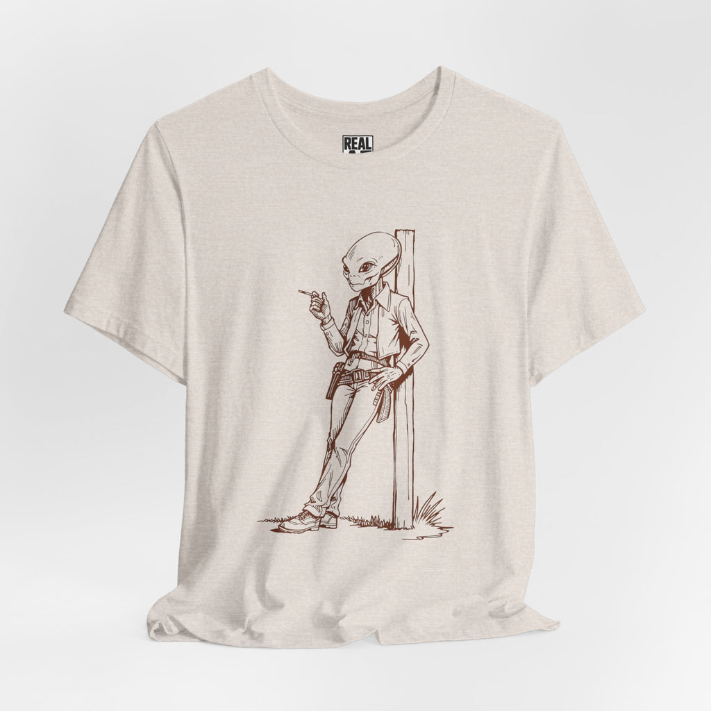 Alien Cowboy Western T‑Shirt