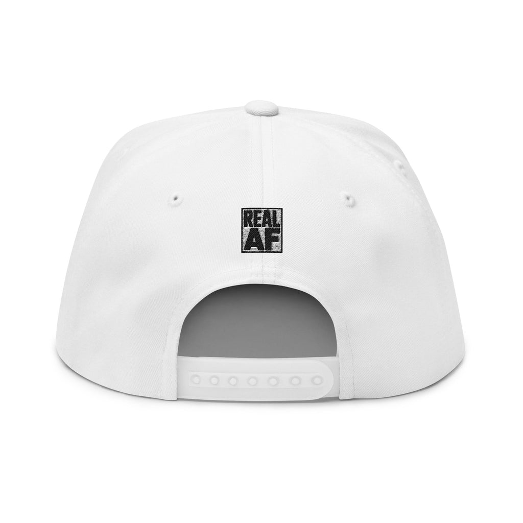 Real AF No Filtered Embroidered Flat Bill Cap