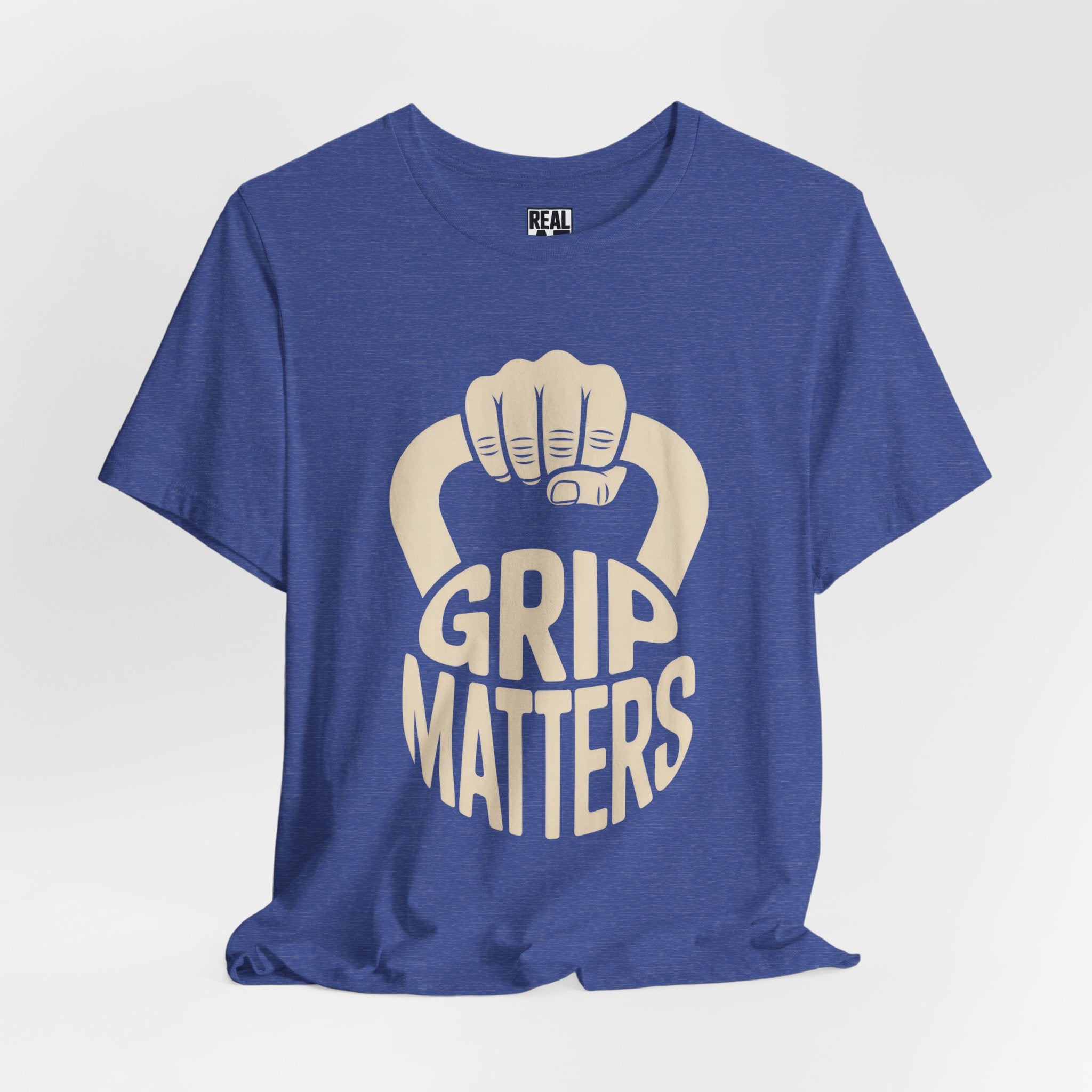 Grip Matters Kettlebell T‑Shirt — Weightlifters & CrossFit Enthusiasts