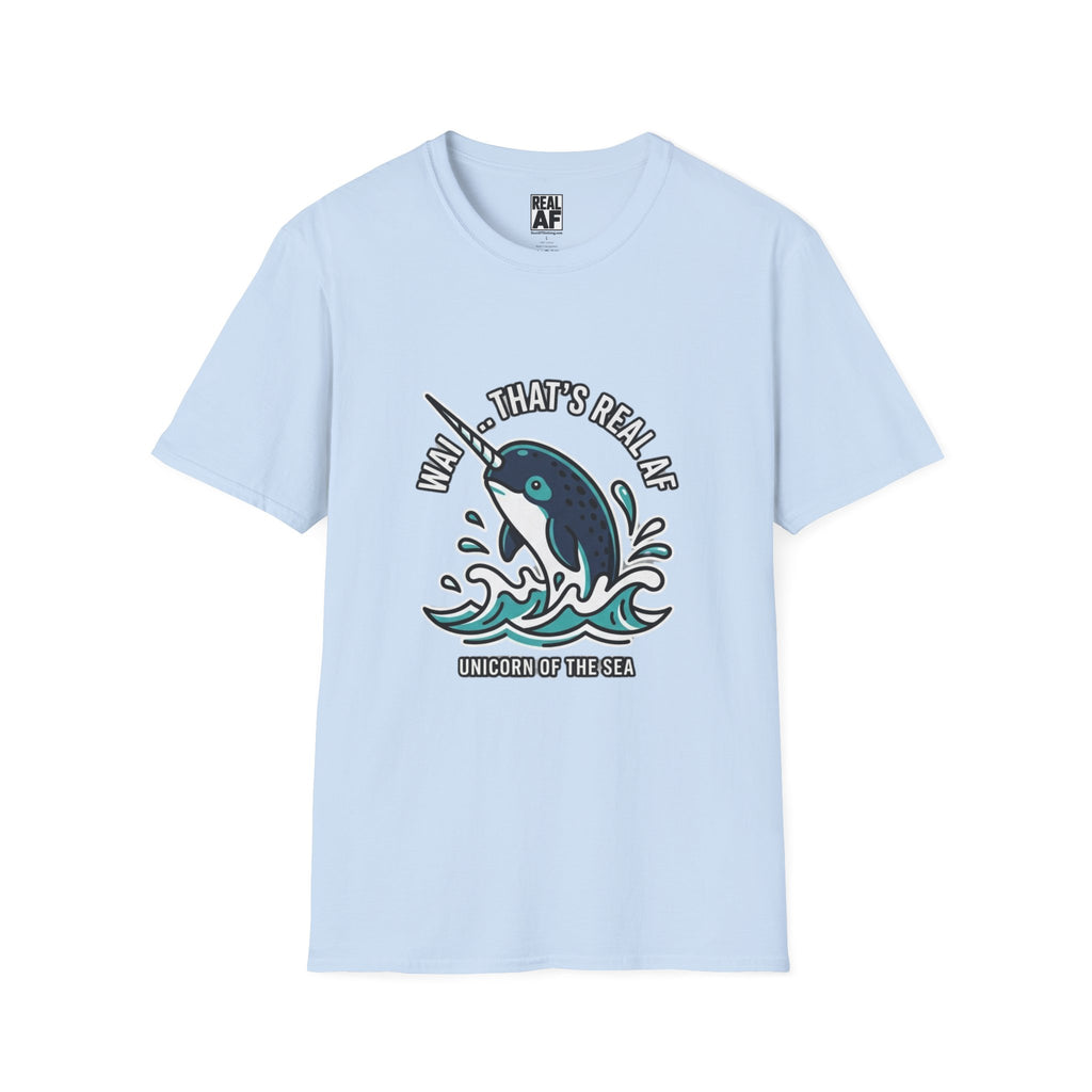 Narwhal Graphic T-Shirt — “Wow, That’s Real AF”