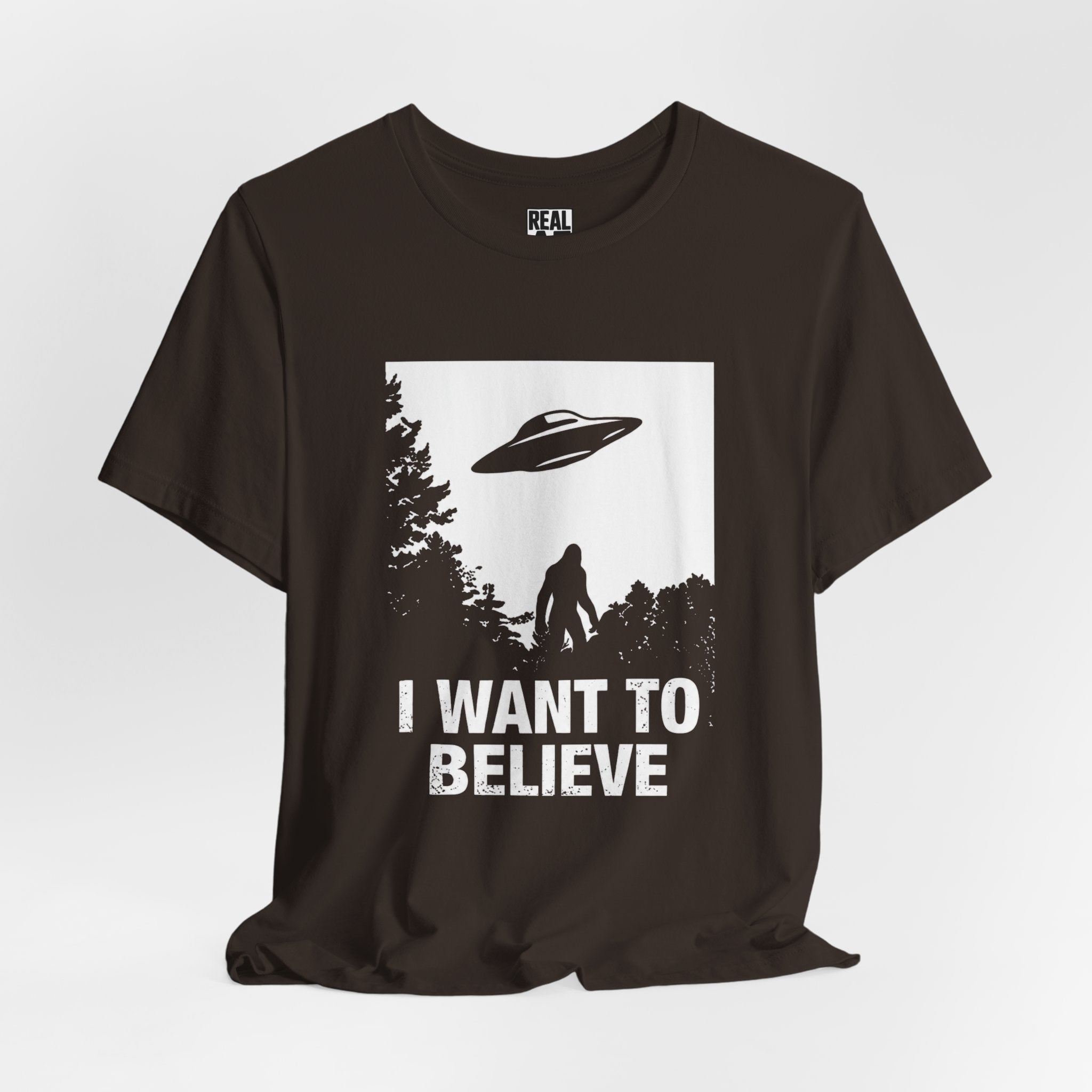 I Want to Believe UFO Bigfoot T-Shirt