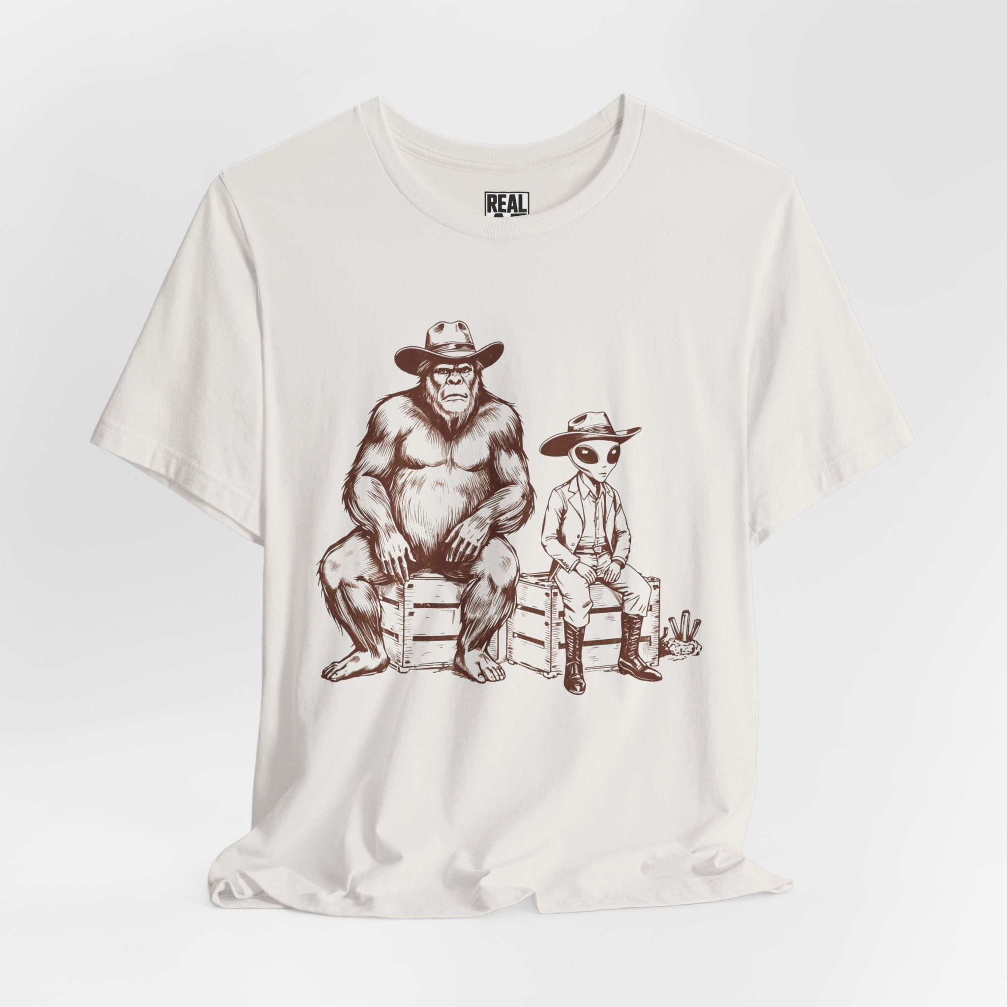 Frontiers of Friendship Bigfoot and Alien Tee