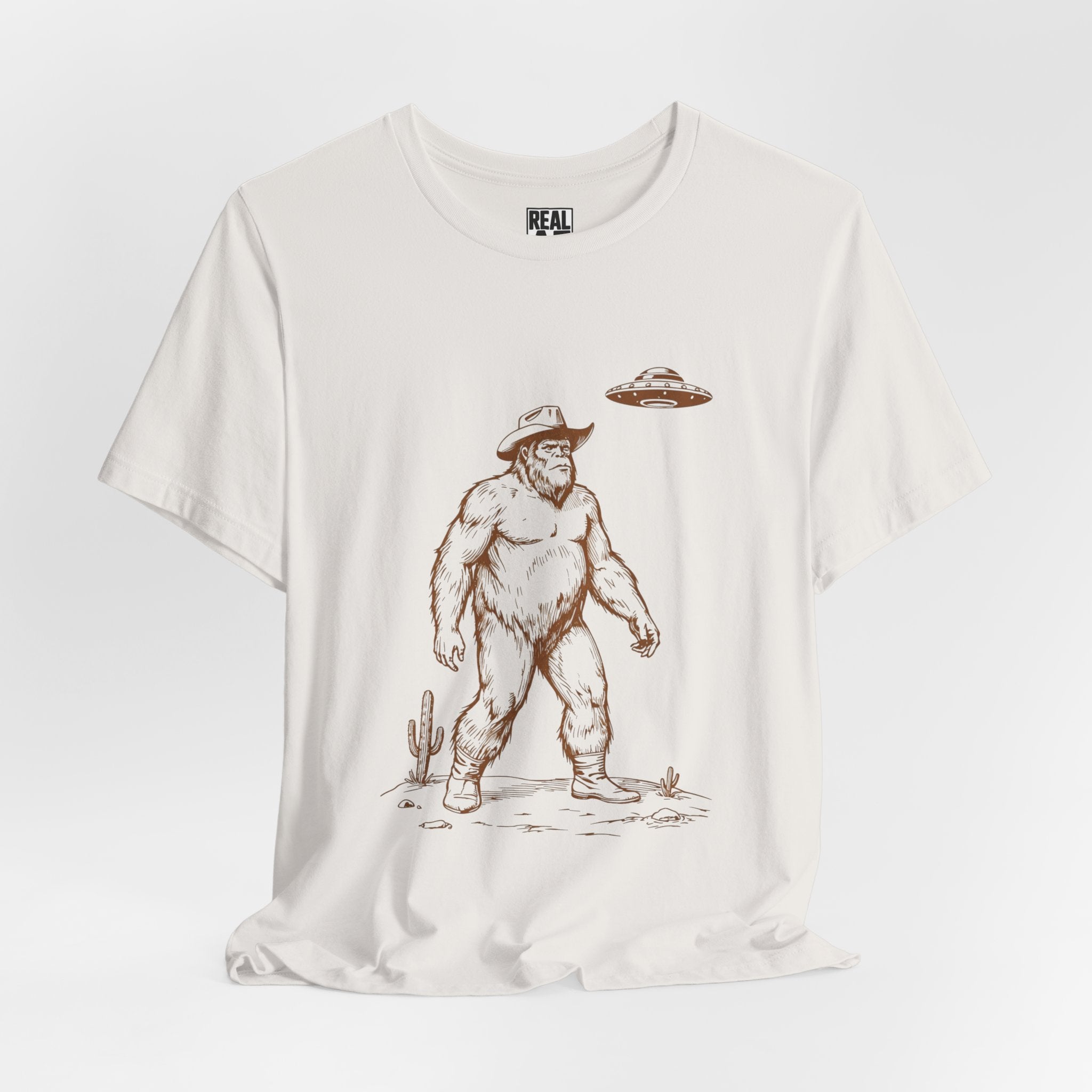 Bigfoot Cowboy UFO Tee