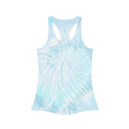 Tie Dye Tank Top - Empowering Women's Clothing, Hippie Festival Shirt, Colorful Racerback Camisole, Yoga Workout Wear, Summer Beach Apparel