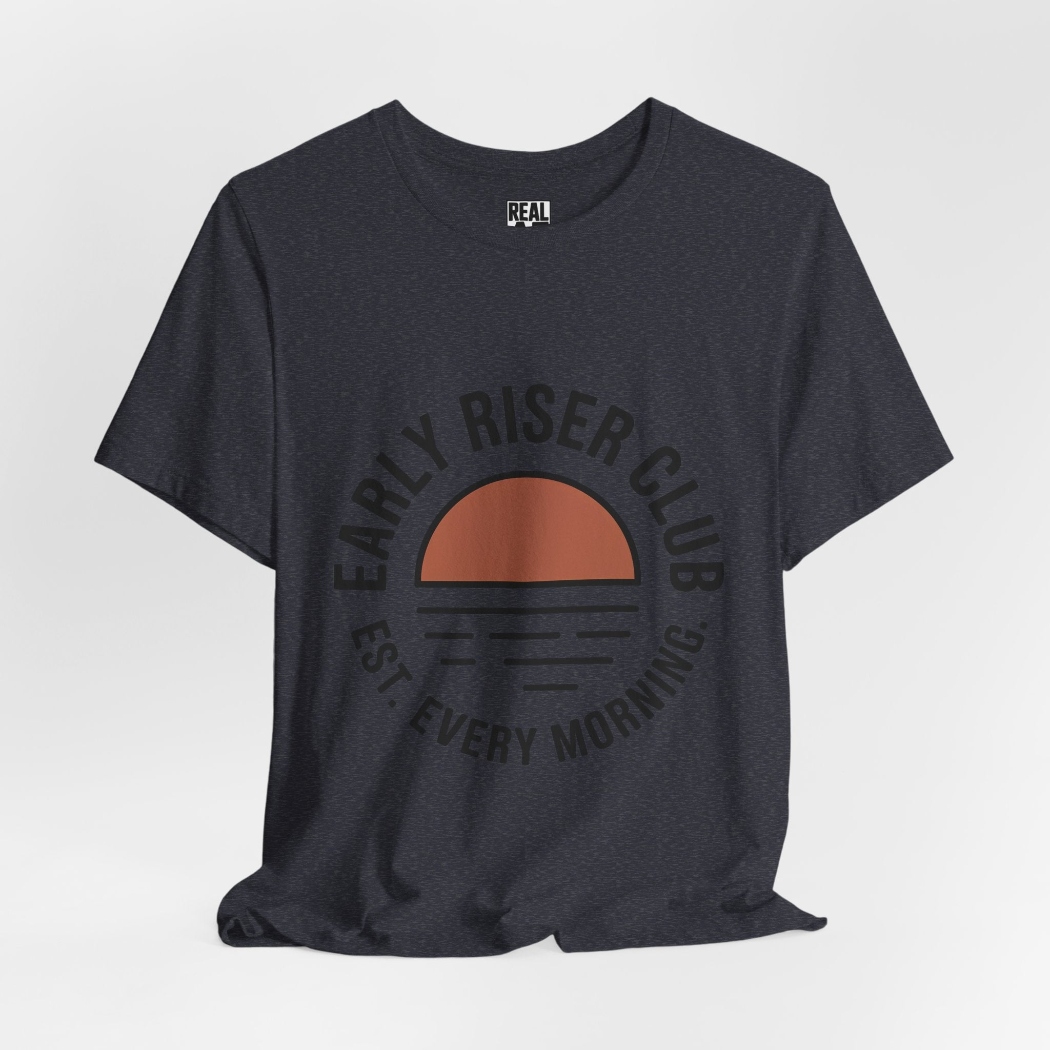 Early Riser Club T-Shirt – "Est. Every Morning" Sunrise Tee