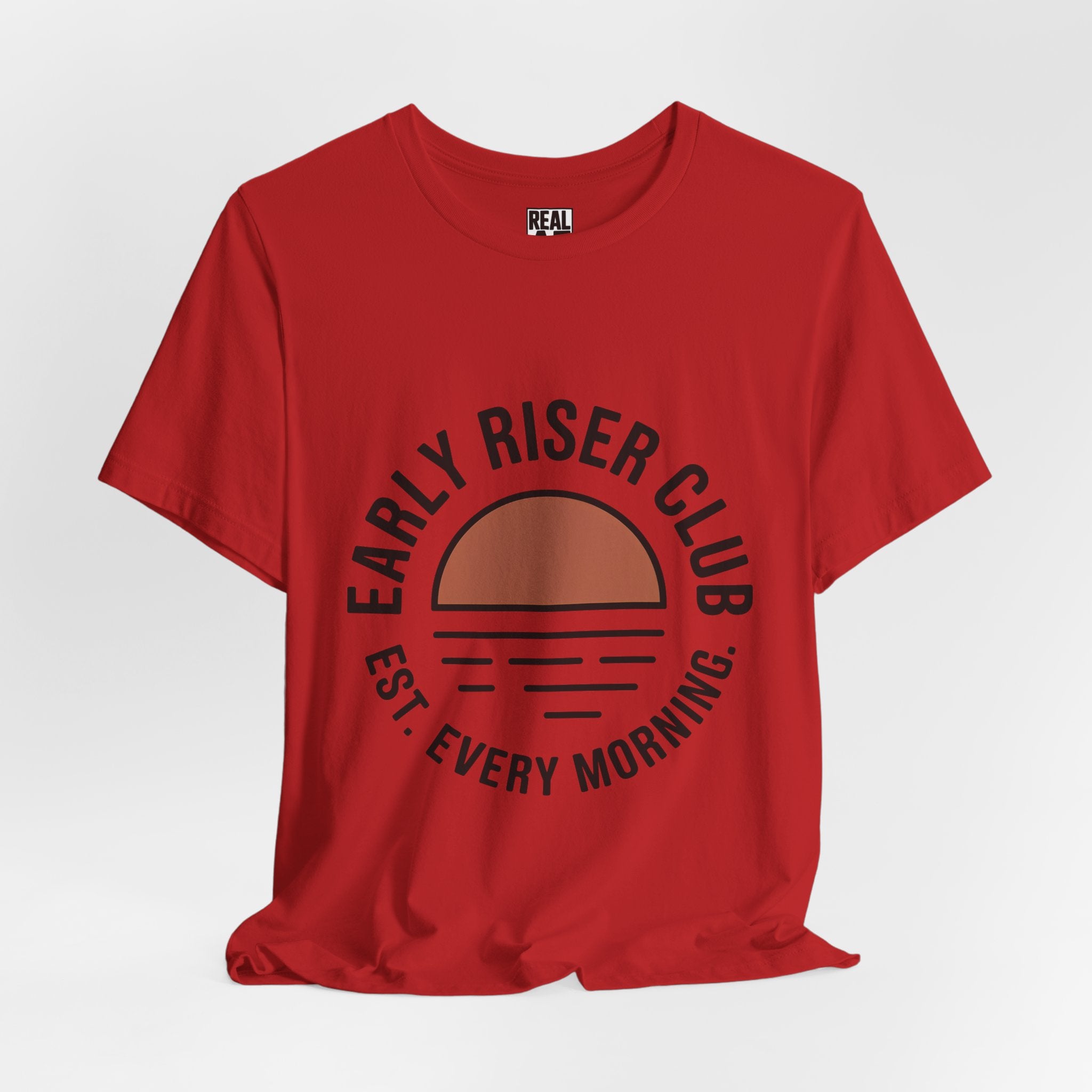 Early Riser Club T-Shirt – "Est. Every Morning" Sunrise Tee