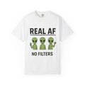 Real AF Alien T-shirt, Graphic Tee, Funny UFO Shirt, Sarcastic Extraterrestrial Top, Edgy Outer Space Clothing