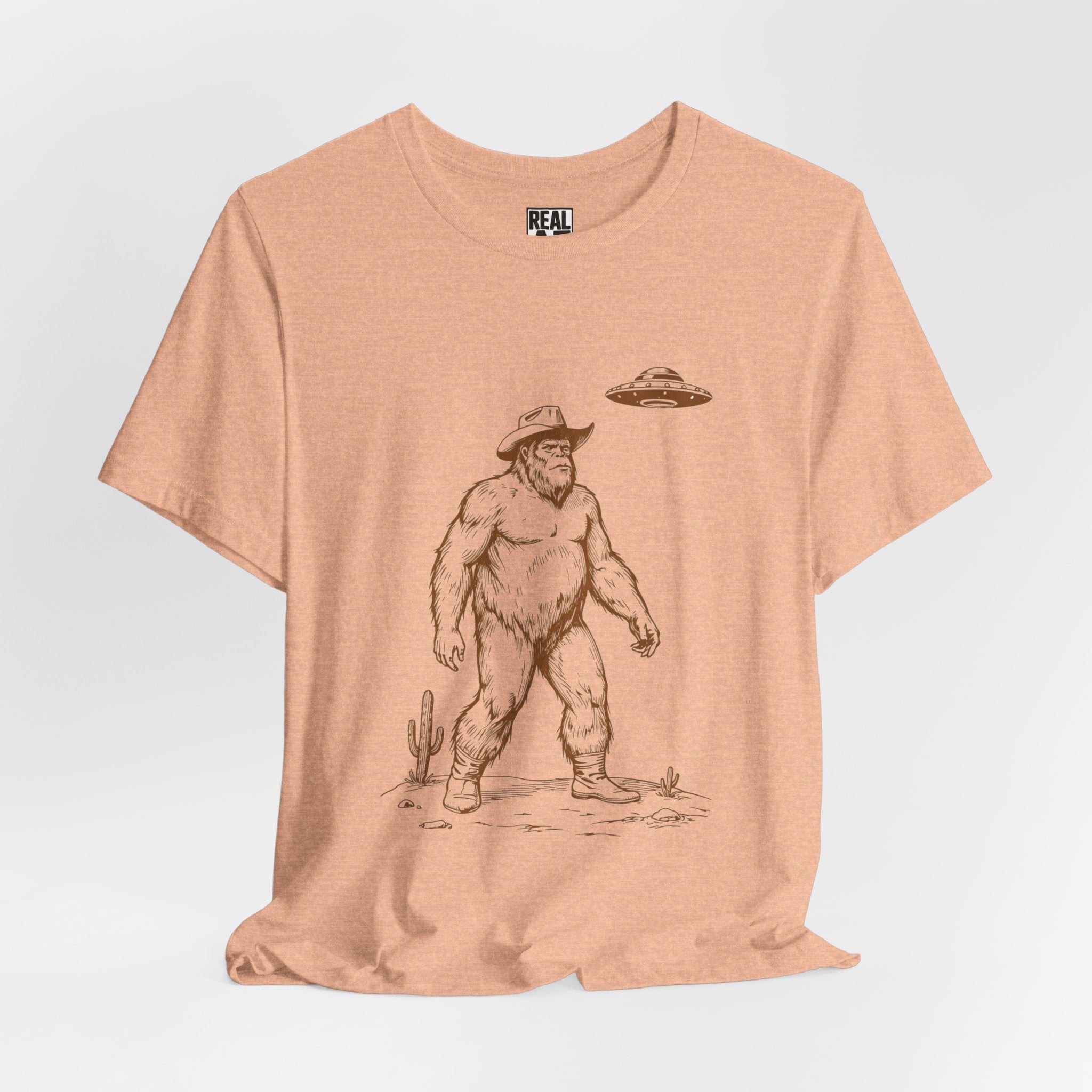 Bigfoot Cowboy UFO Tee