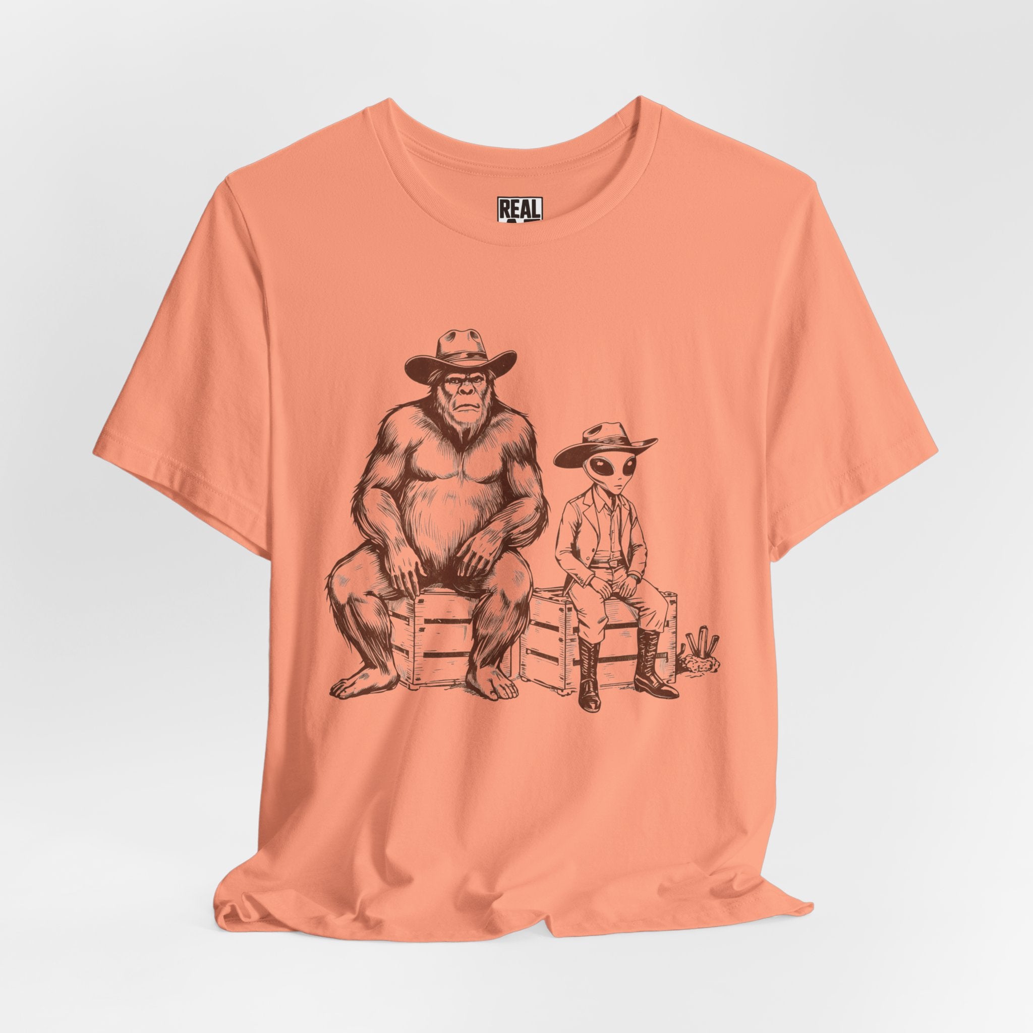 Frontiers of Friendship Bigfoot and Alien Tee