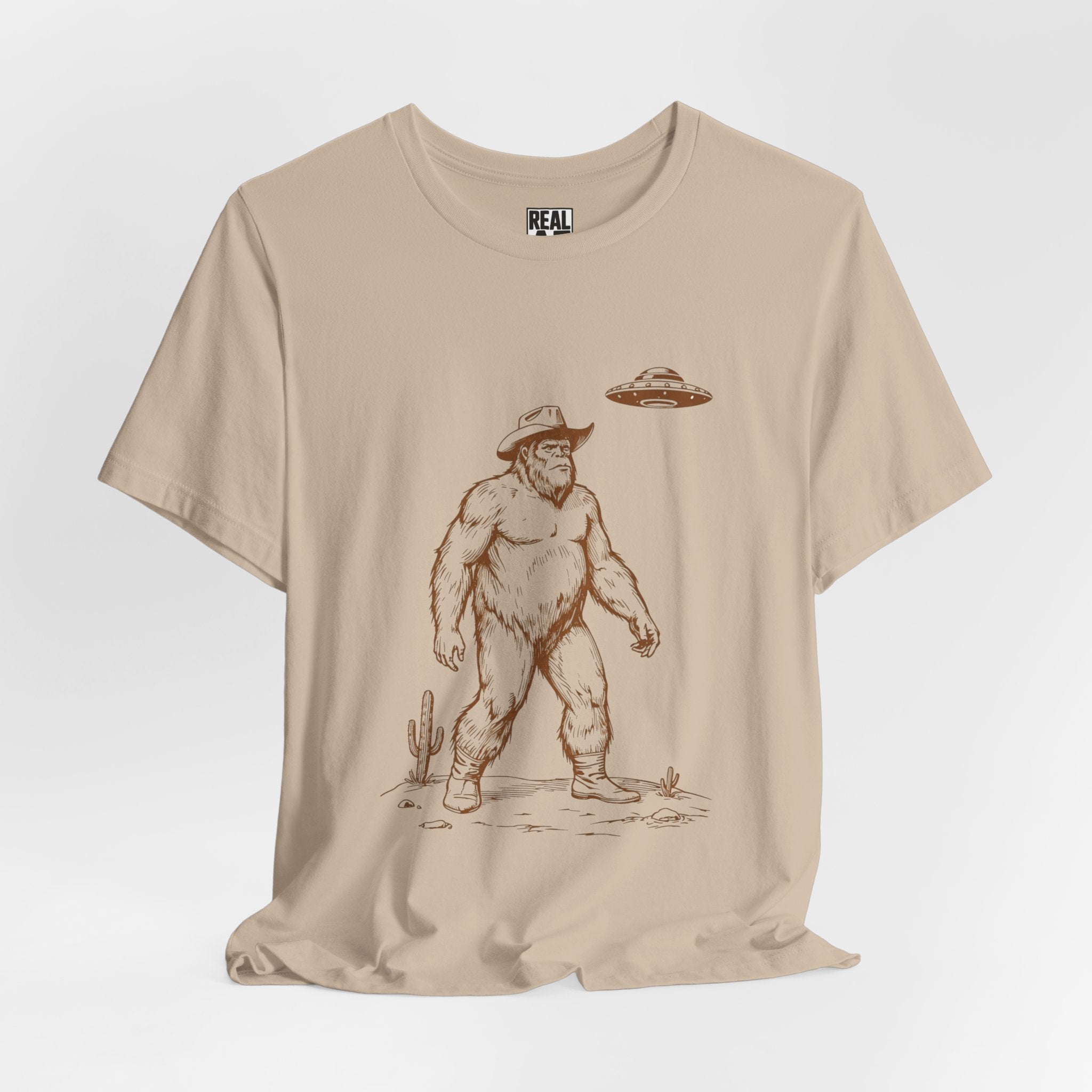 Bigfoot Cowboy UFO Tee