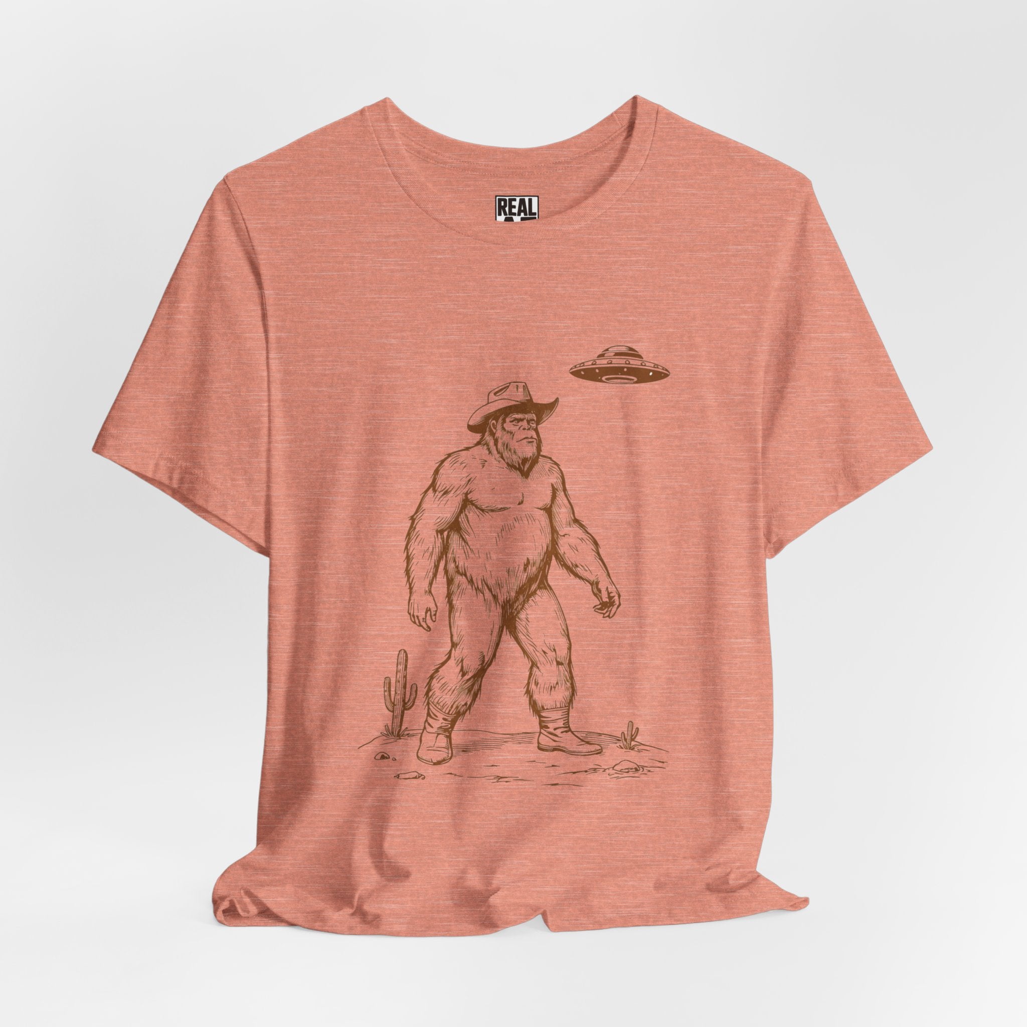 Bigfoot Cowboy UFO Tee