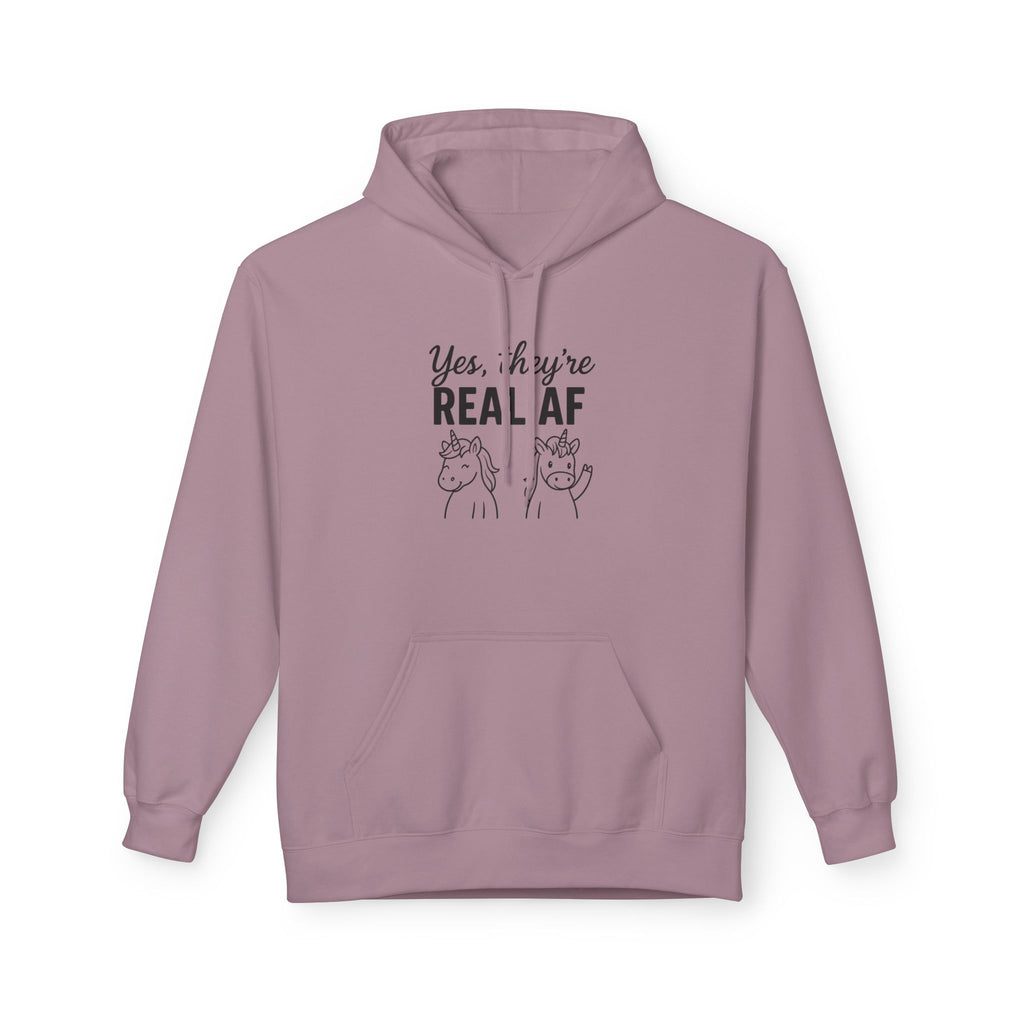 Yes, They're Real AF Unicorn Hoodie