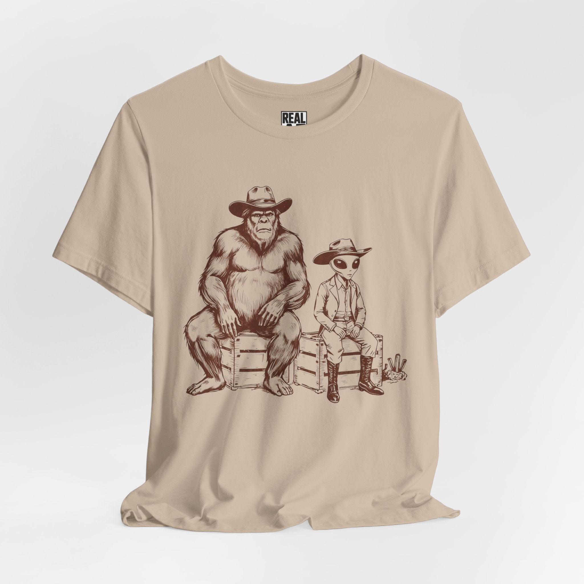 Frontiers of Friendship Bigfoot and Alien Tee