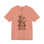 Bigfoot and Alien Cowboy Smoke Break T‑Shirt