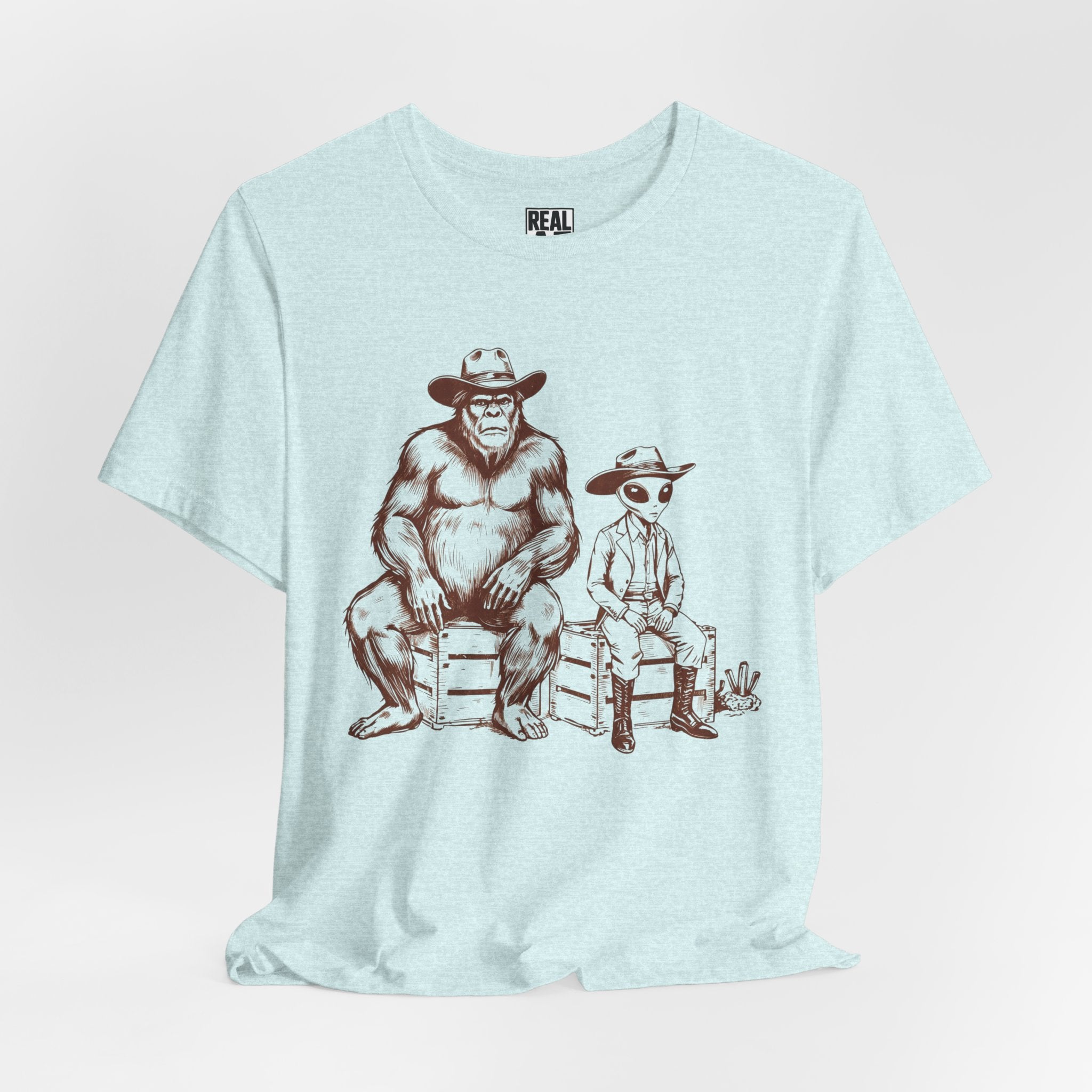 Frontiers of Friendship Bigfoot and Alien Tee