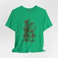 Bigfoot and Alien Cowboy Smoke Break T‑Shirt