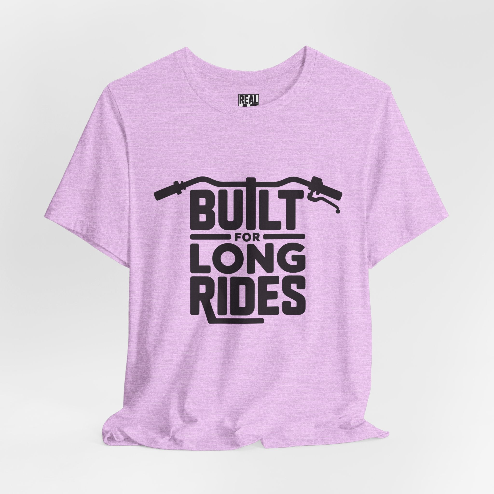 Built for Long Rides T-Shirt – Motorcycle Handlebar Graphic