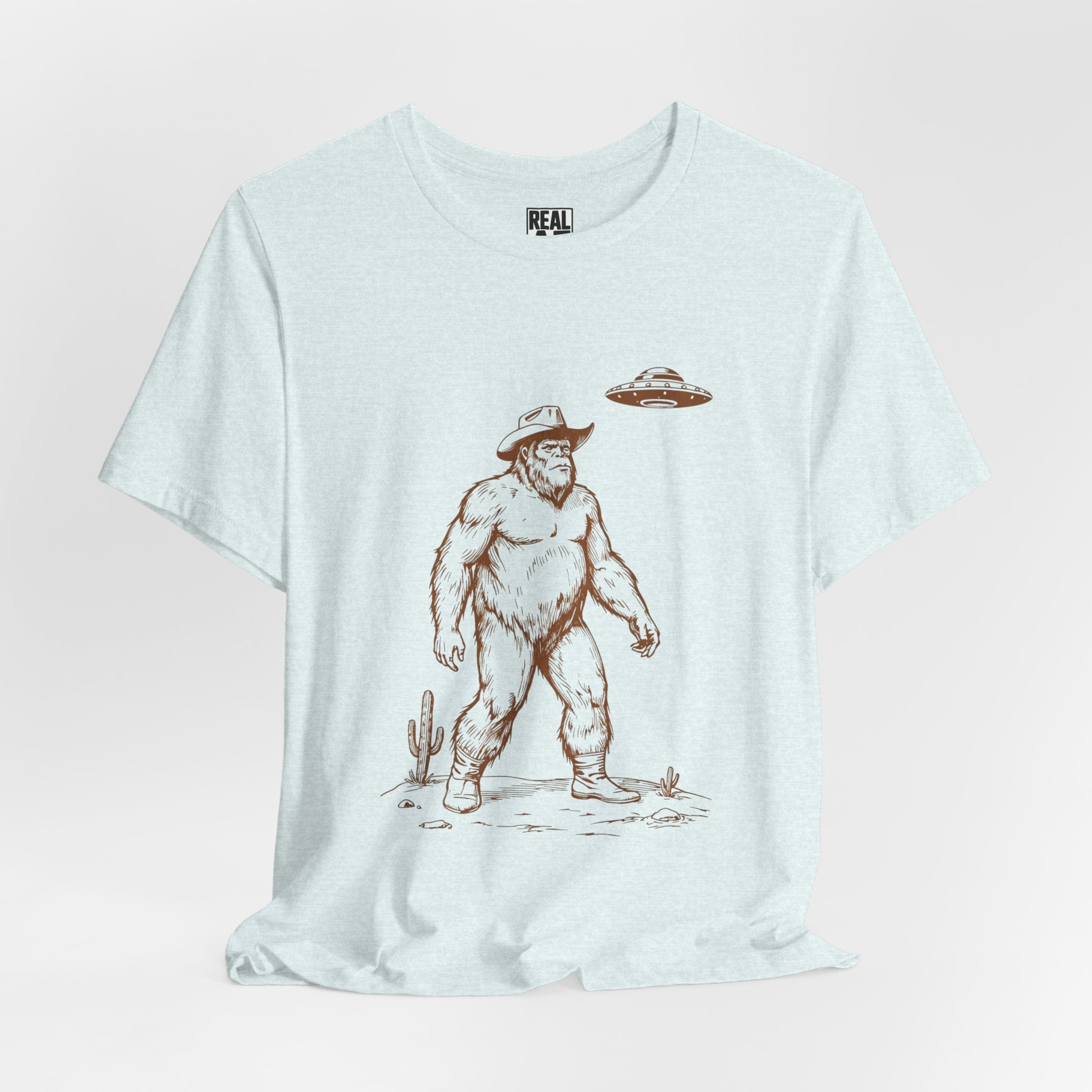 Bigfoot Cowboy UFO Tee