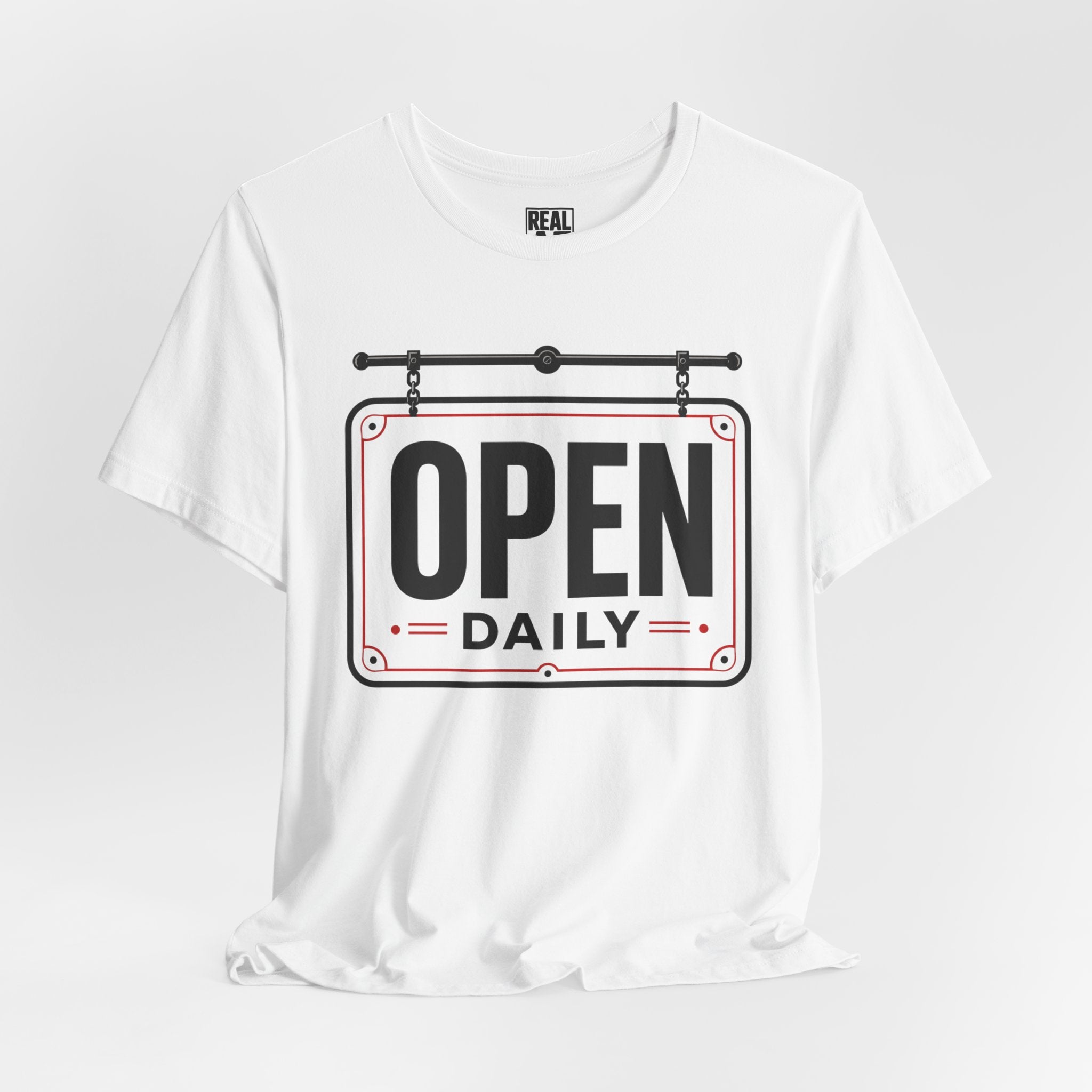 Open Daily Sign T-Shirt