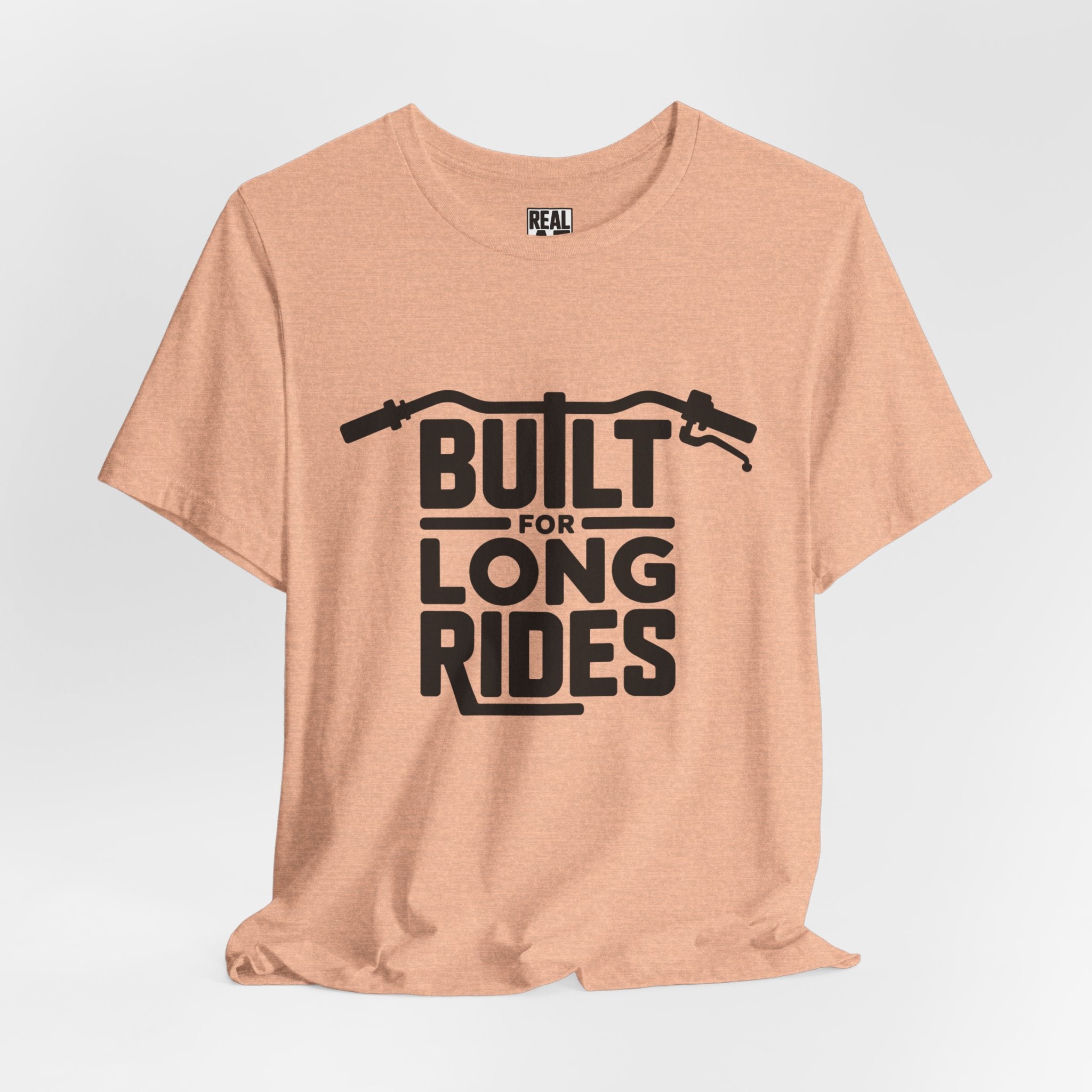Built for Long Rides T-Shirt – Motorcycle Handlebar Graphic