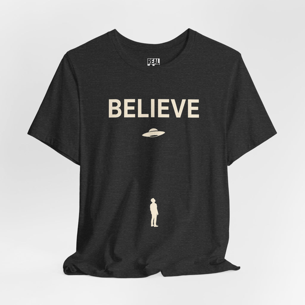Believe UFO T‑Shirt — Alien UFO Graphic Tee