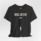 Believe UFO T‑Shirt — Alien UFO Graphic Tee