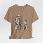 Frontier Truce T‑Shirt – Bigfoot & Alien Beer Break Tee