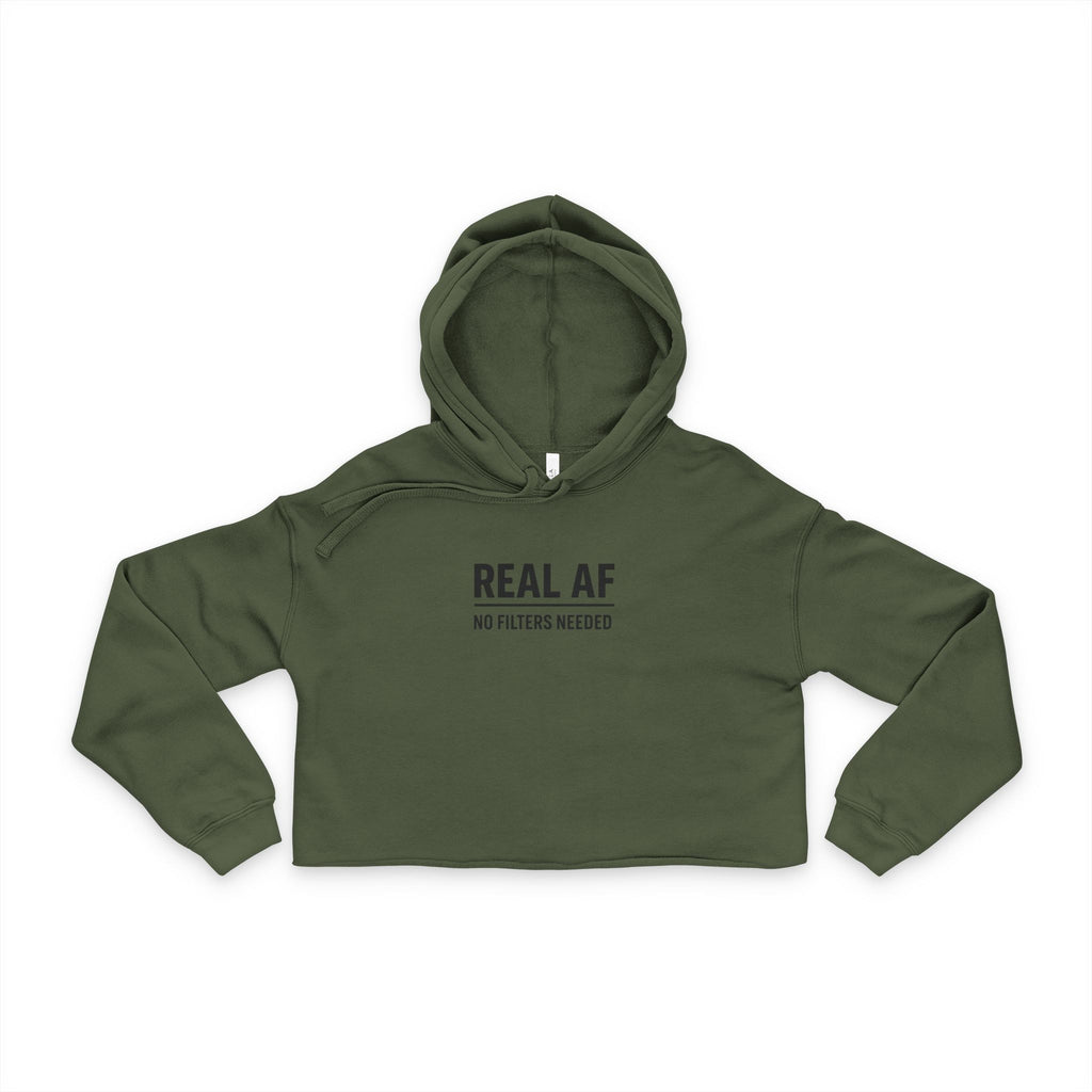 Women's Cropped Hoodie - Chic Casual Cropped Hoodie for Everyday Wear