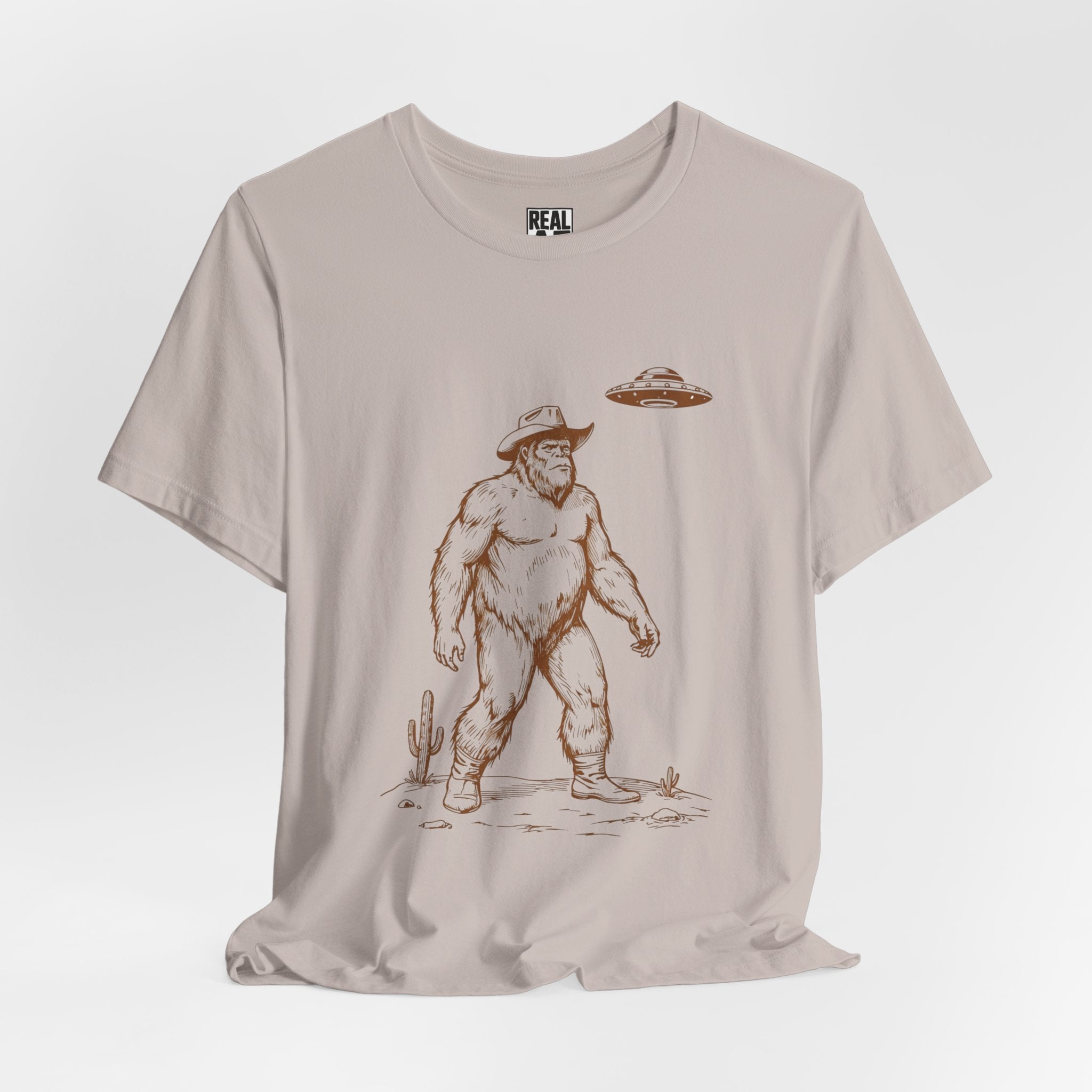 Bigfoot Cowboy UFO Tee