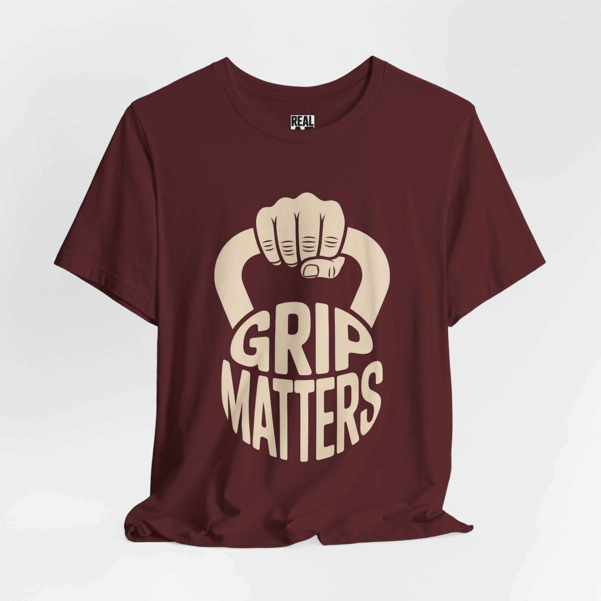 Grip Matters Kettlebell T‑Shirt — Weightlifters & CrossFit Enthusiasts