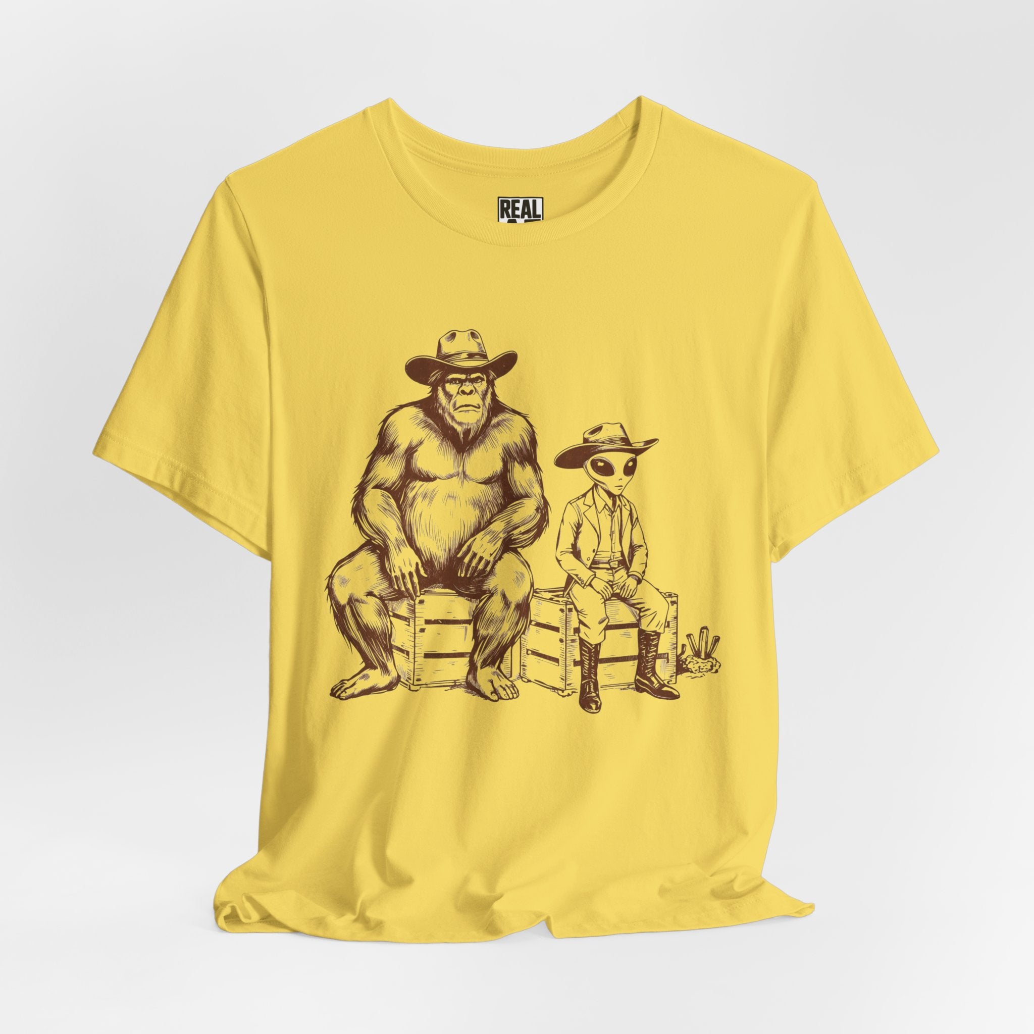 Frontiers of Friendship Bigfoot and Alien Tee