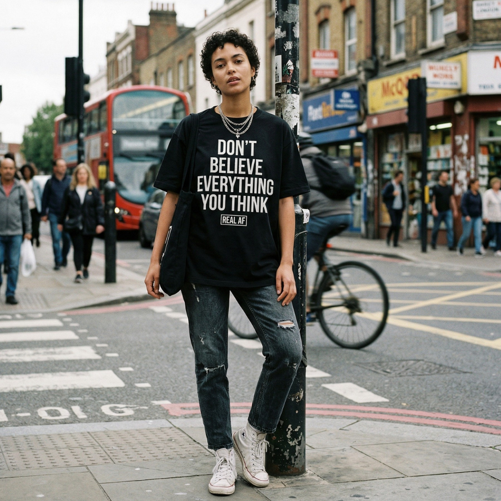 Attitude Confidence Trendy Shirt Tee | Graphic Statement Tee