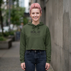 Women's Cropped Hoodie - Chic Casual Cropped Hoodie for Everyday Wear