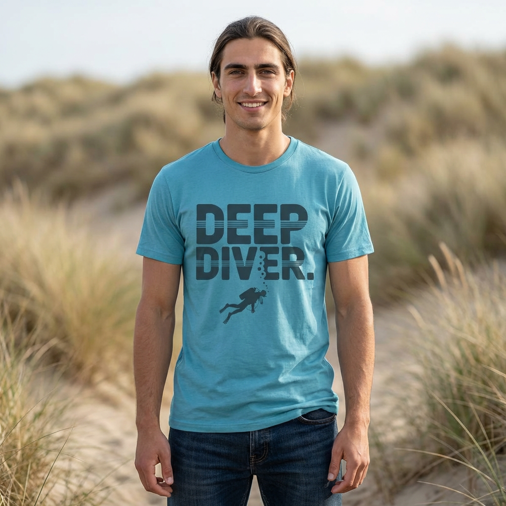 Deep Diver T-Shirt — Scuba Diving Graphic Tee