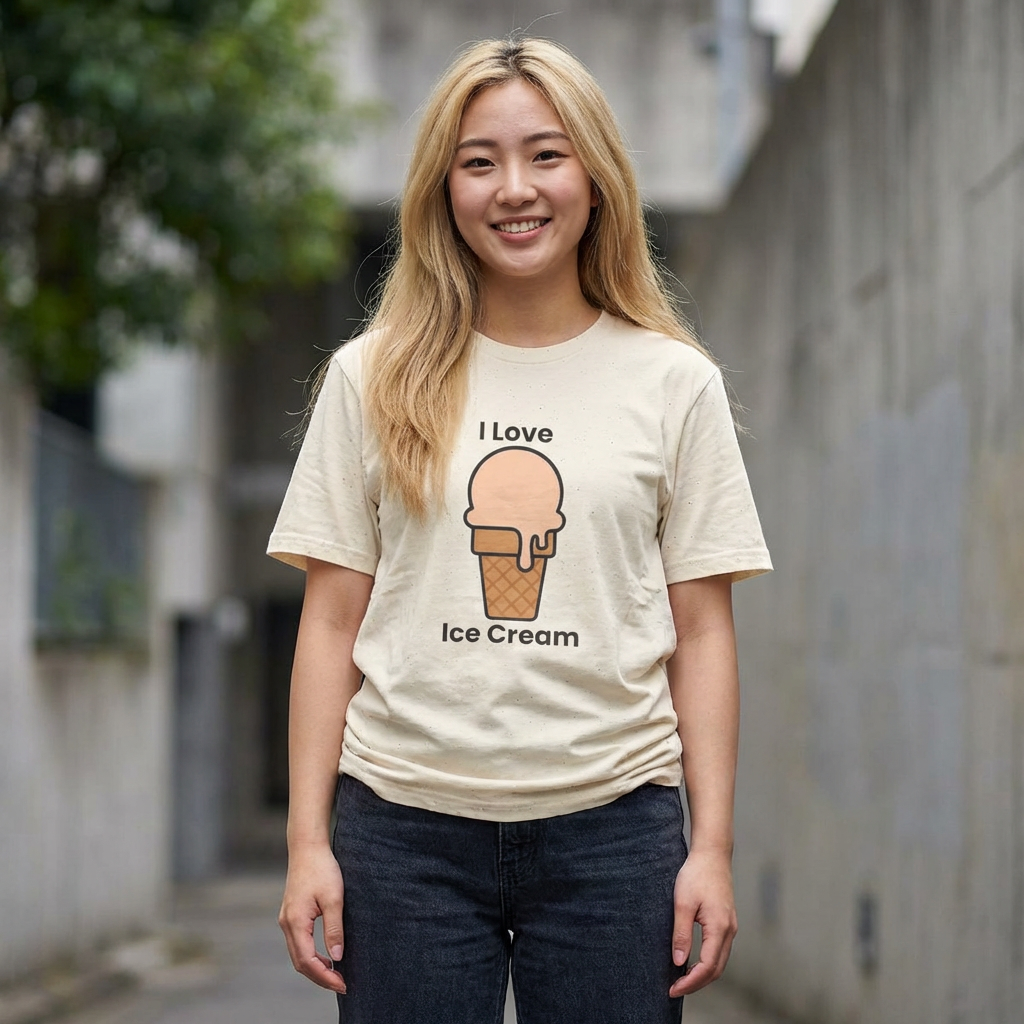 "I Love Ice Cream" Graphic Tee