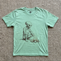 Campfire Visitor T‑Shirt – Western Alien Night Tee