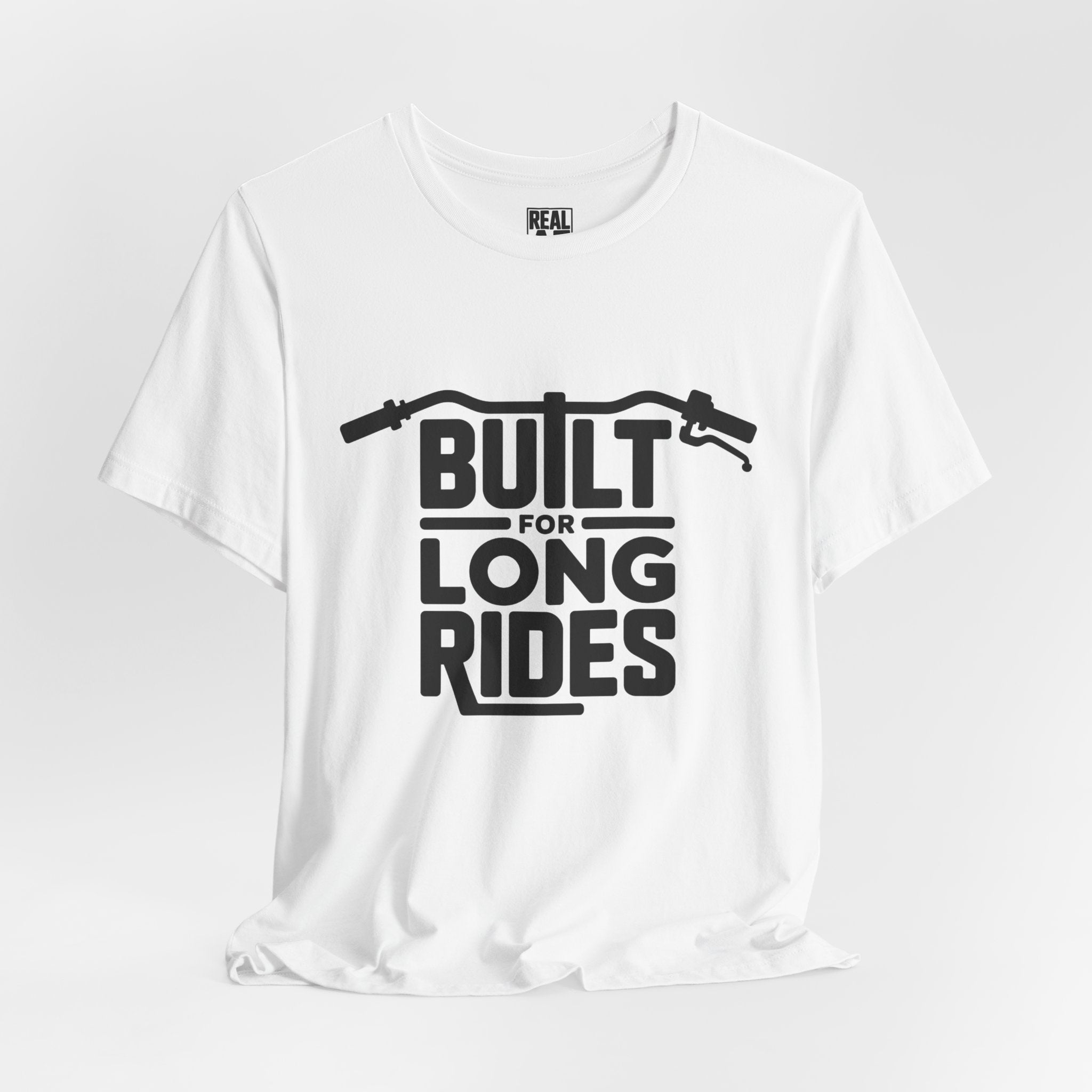 Built for Long Rides T-Shirt – Motorcycle Handlebar Graphic