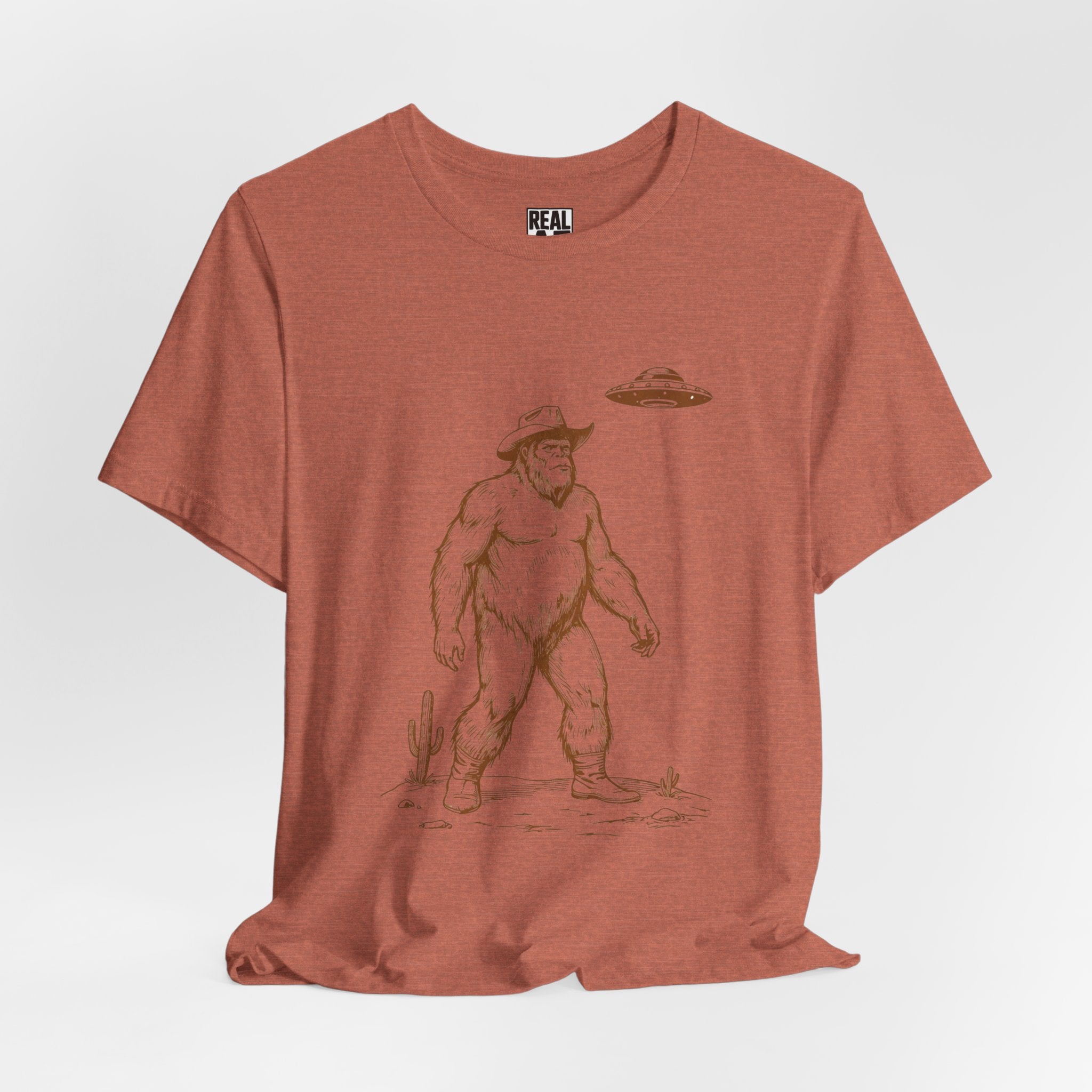 Bigfoot Cowboy UFO Tee