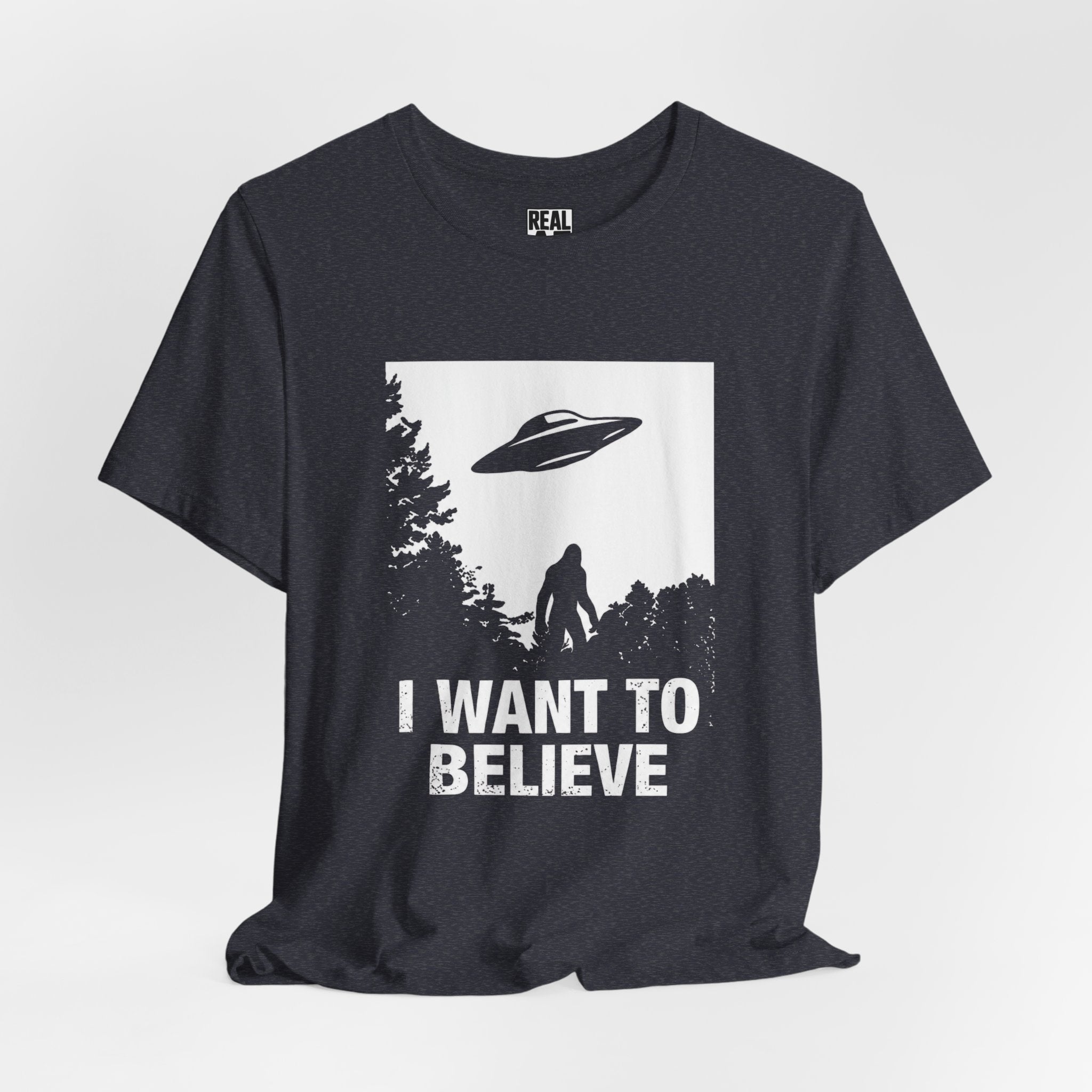 I Want to Believe UFO Bigfoot T-Shirt