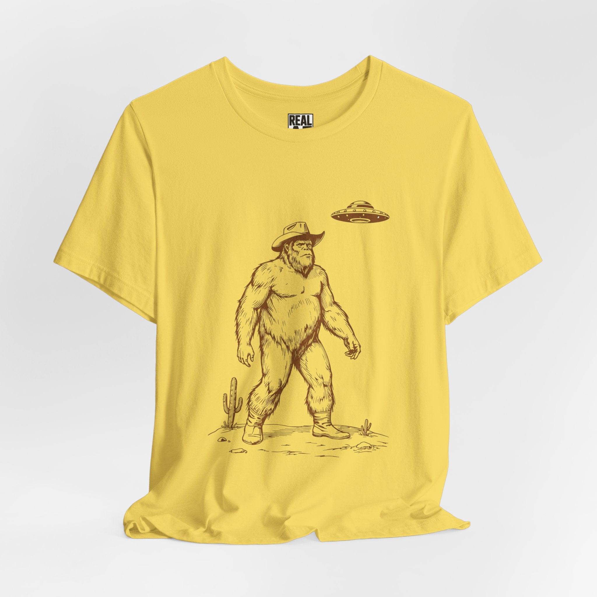 Bigfoot Cowboy UFO Tee