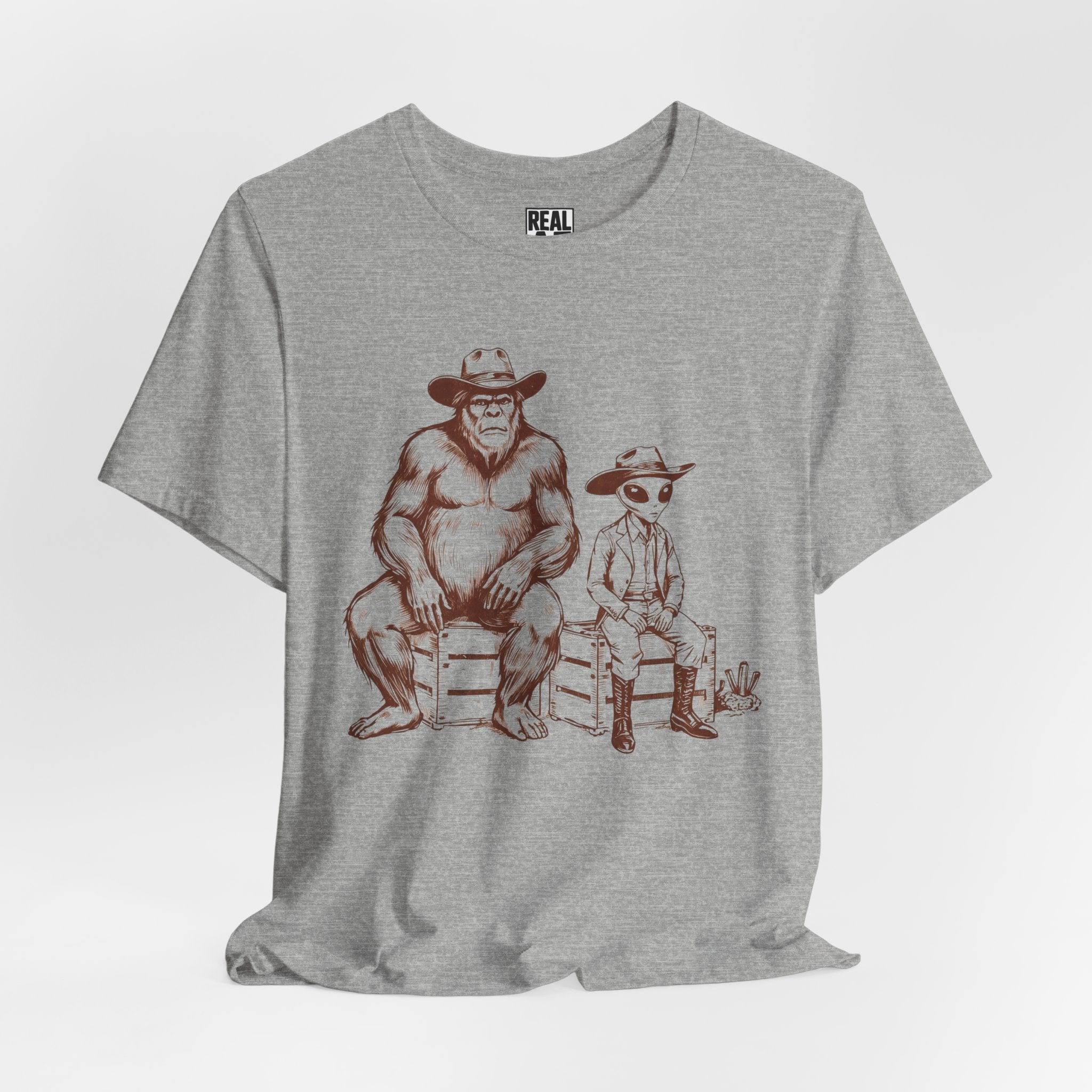 Frontiers of Friendship Bigfoot and Alien Tee