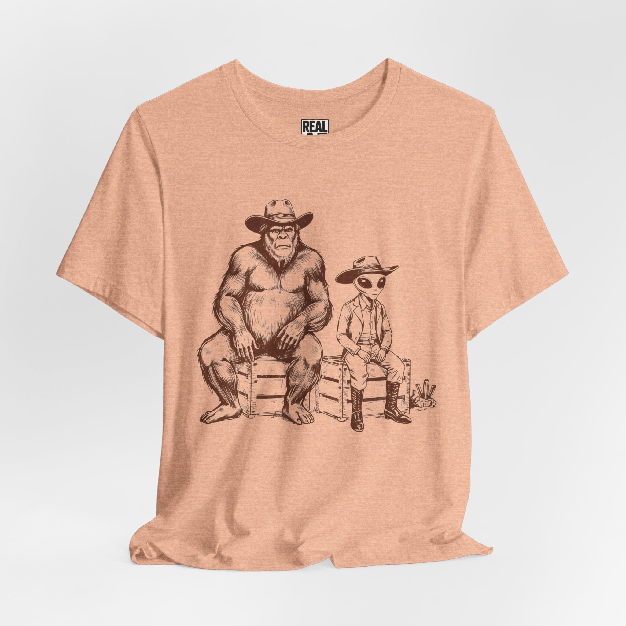 Frontiers of Friendship Bigfoot and Alien Tee