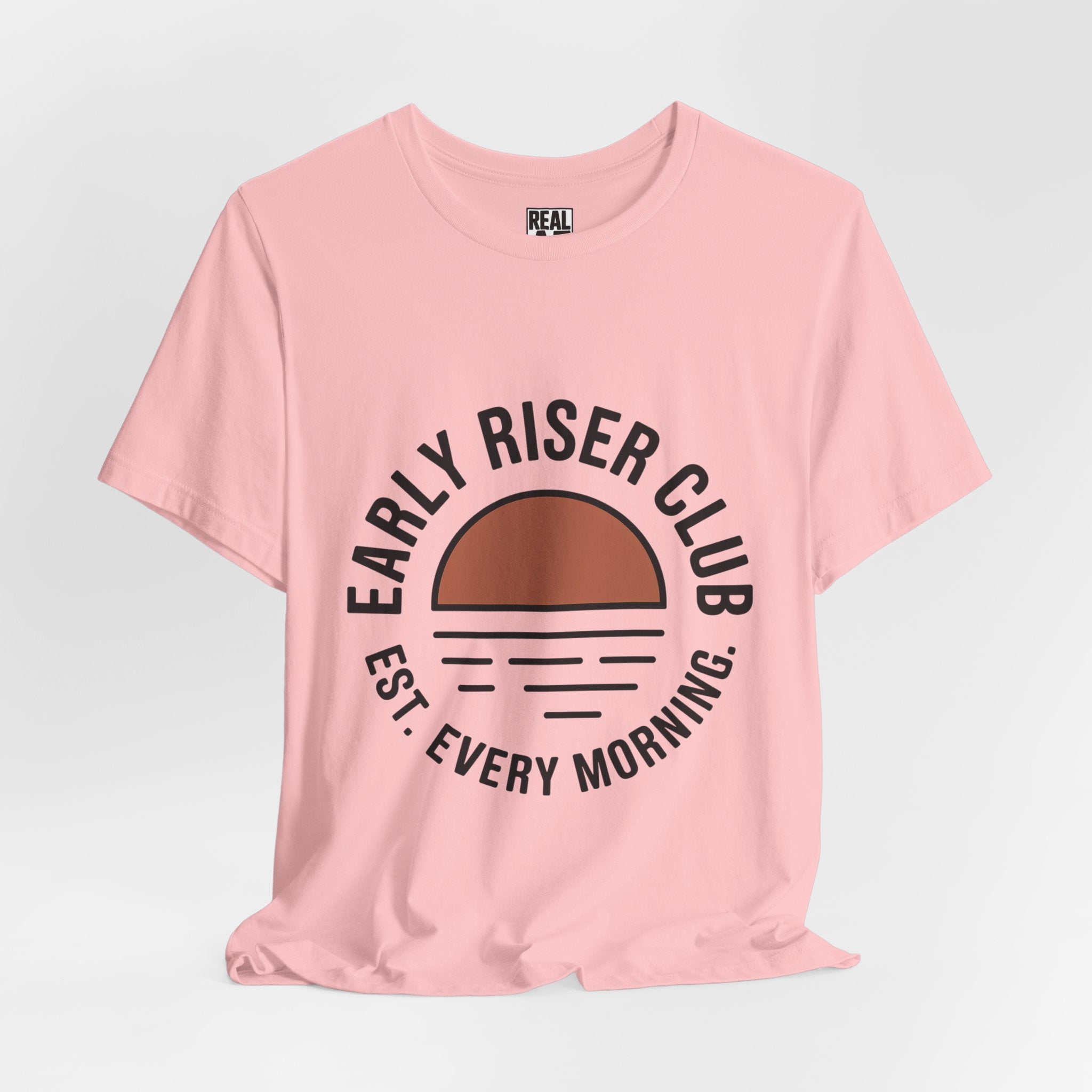 Early Riser Club T-Shirt – "Est. Every Morning" Sunrise Tee