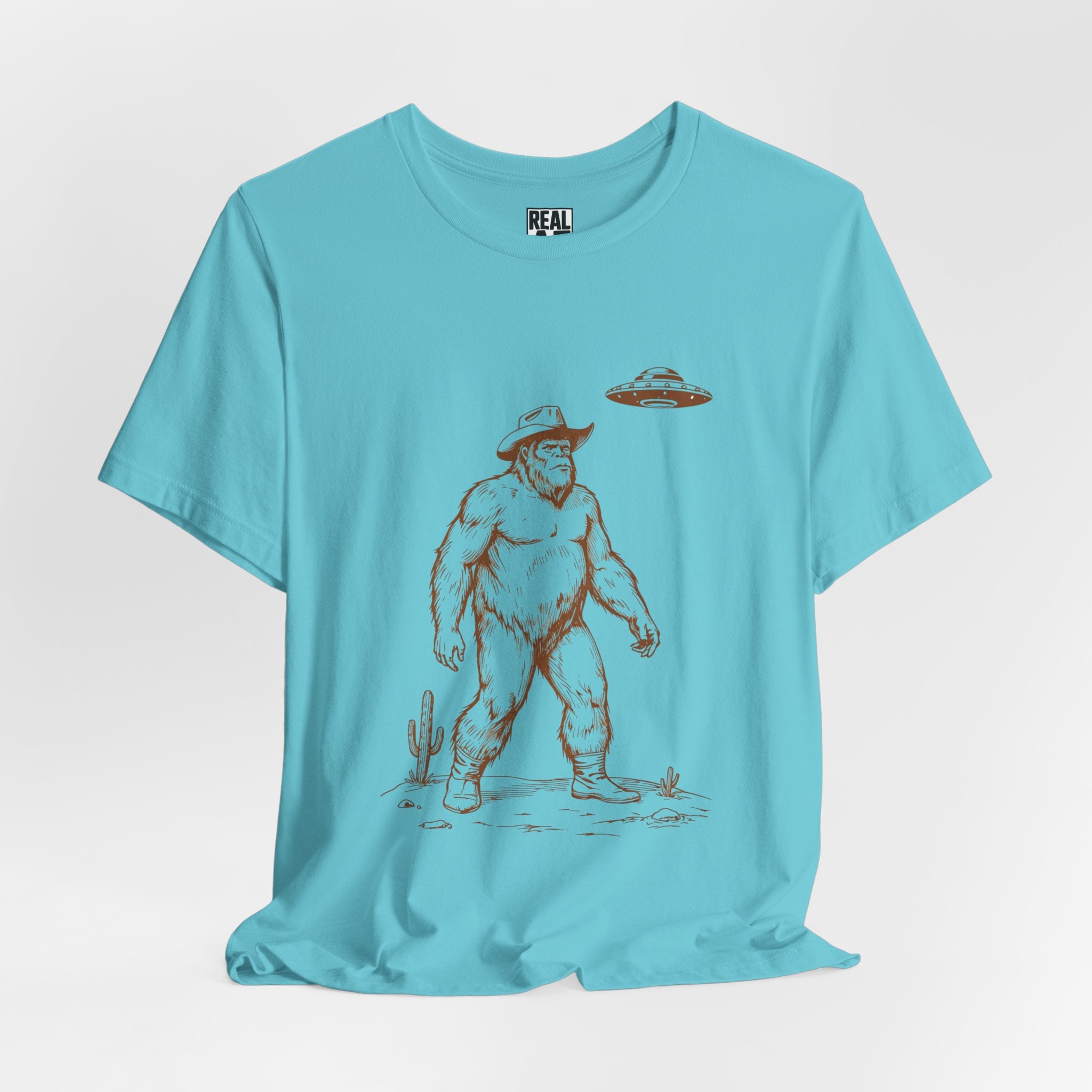 Bigfoot Cowboy UFO Tee